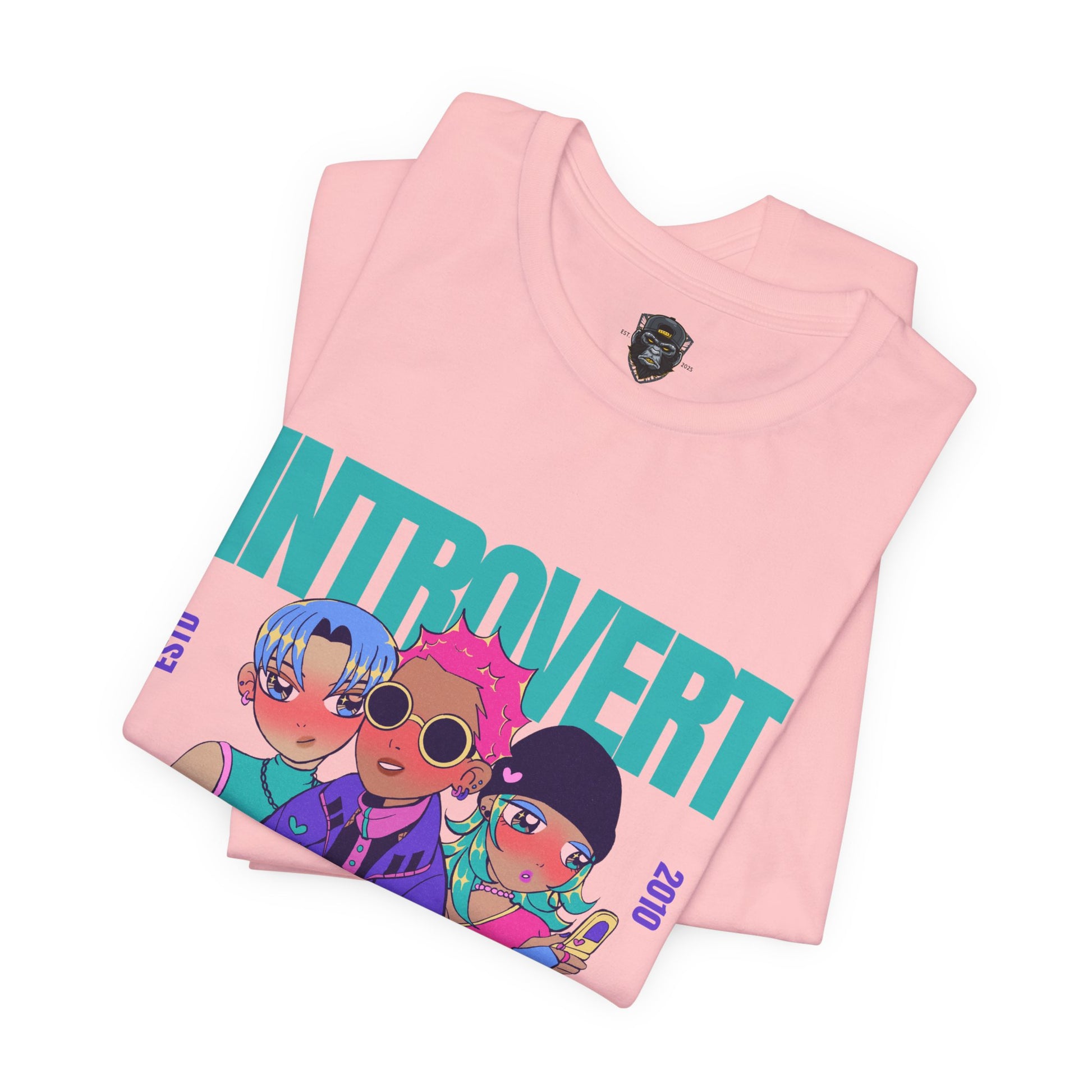 Introvert Energy Tee | Cute Graphic Tee, Introvert Shirt, Casual Wear, Gift for Friends