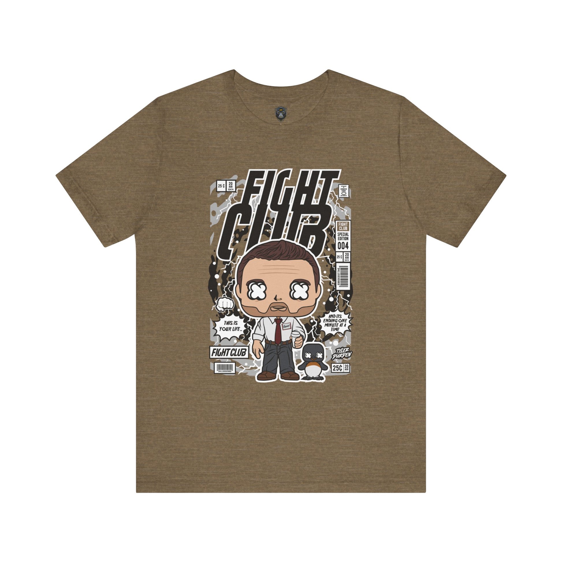 Funky Fight Club Tee, Unisex Graphic Shirt, Casual Wear, Movie Merchandise, Gift for Him/Her