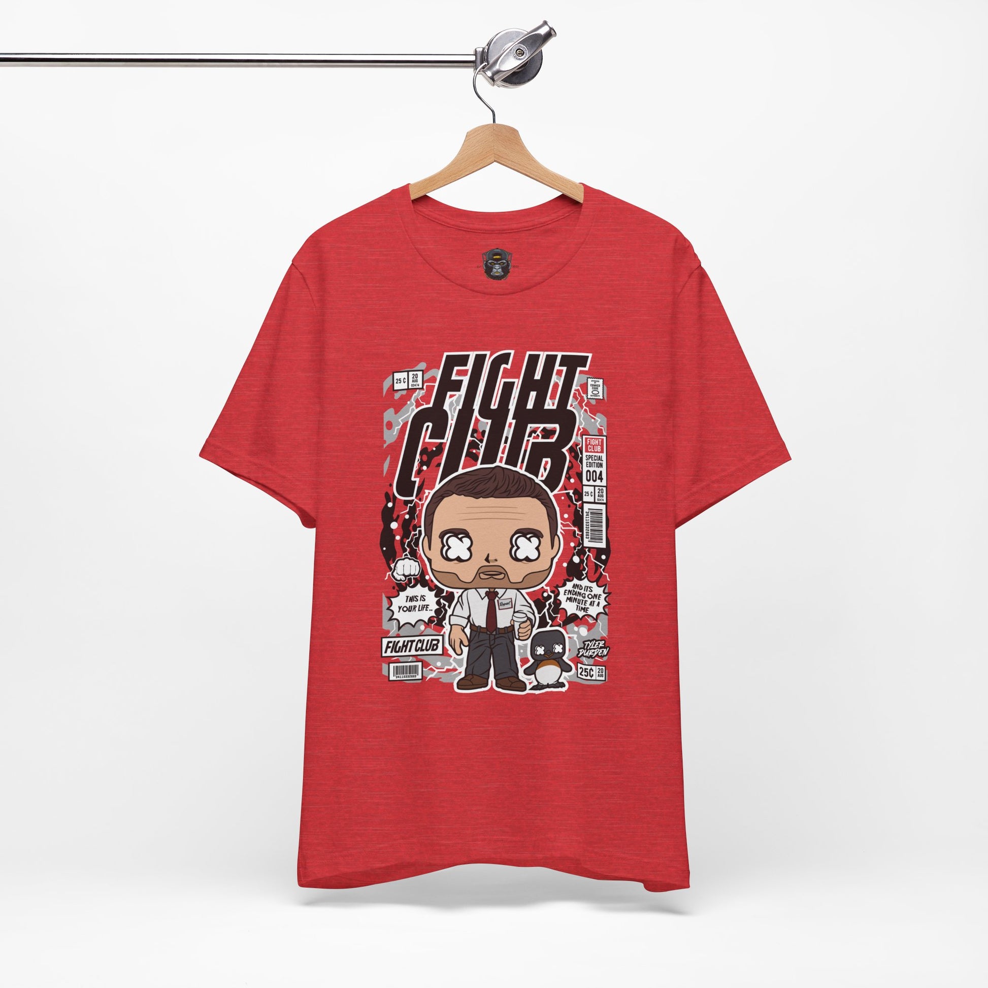 Funky Fight Club Tee, Unisex Graphic Shirt, Casual Wear, Movie Merchandise, Gift for Him/Her
