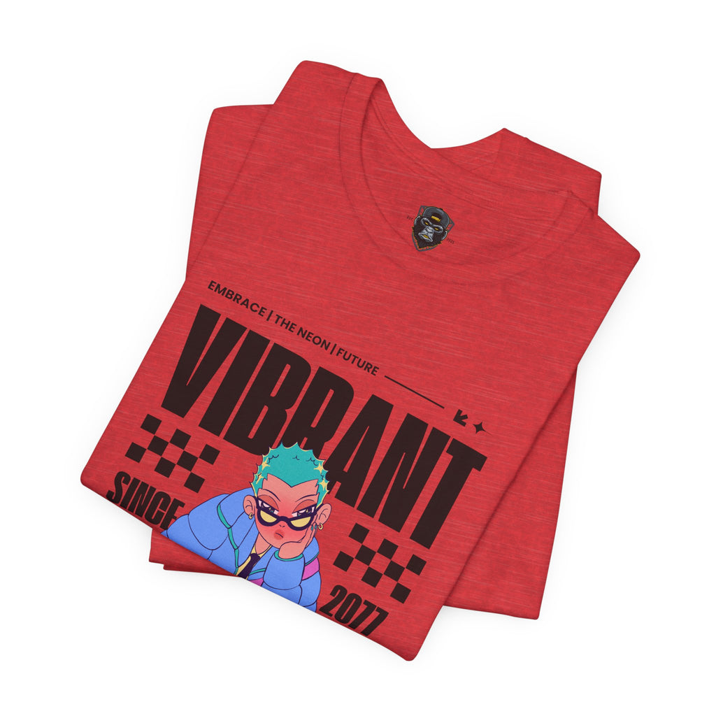 Vibrant Graphic Tee | Retro Style Unisex Jersey Shirt, Trendy T-Shirt, Streetwear