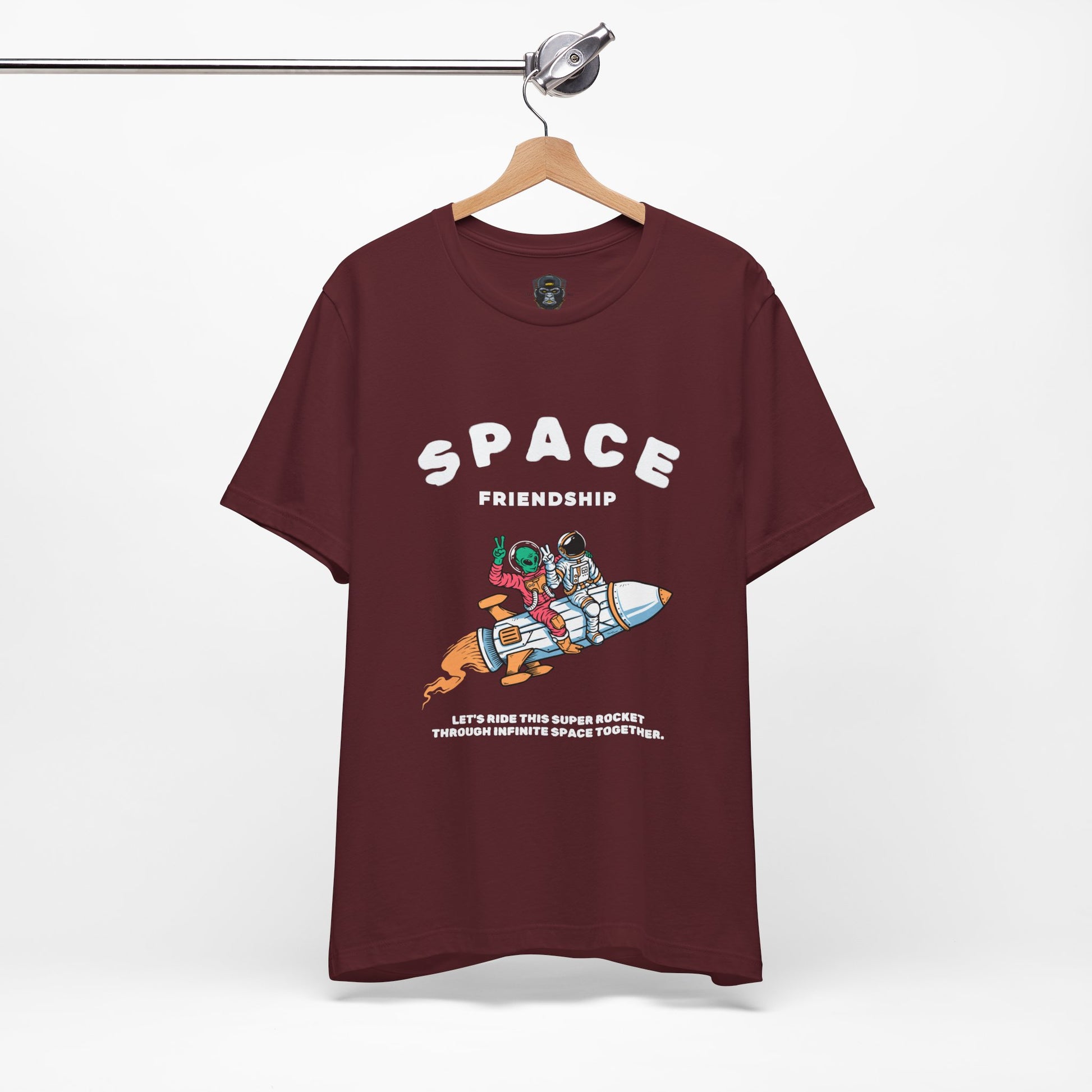 Cosmic Friendship Tee - Space Adventure T-Shirt, Graphic Shirt, Funny Gift for Friends
