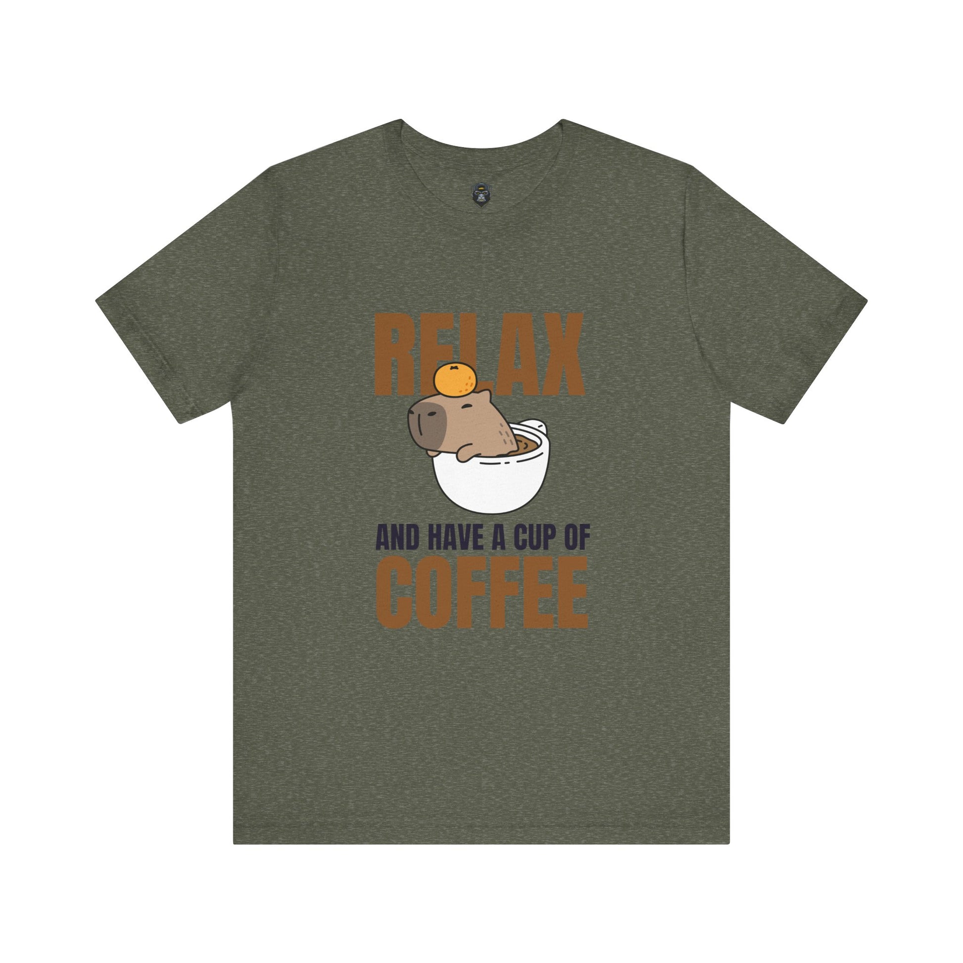 Coffee Lover Relax T-Shirt, Funny Tee, Casual Gift for Him & Her