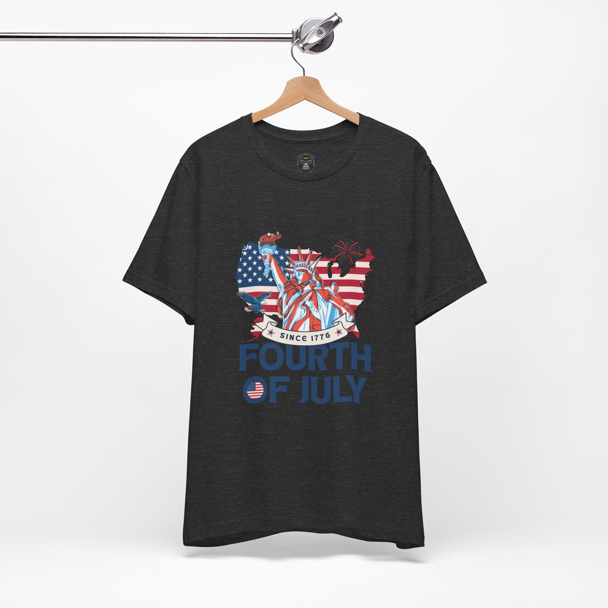 Patriotic Fourth of July Tee, USA Independence Day Shirt, Summer BBQ Outfit