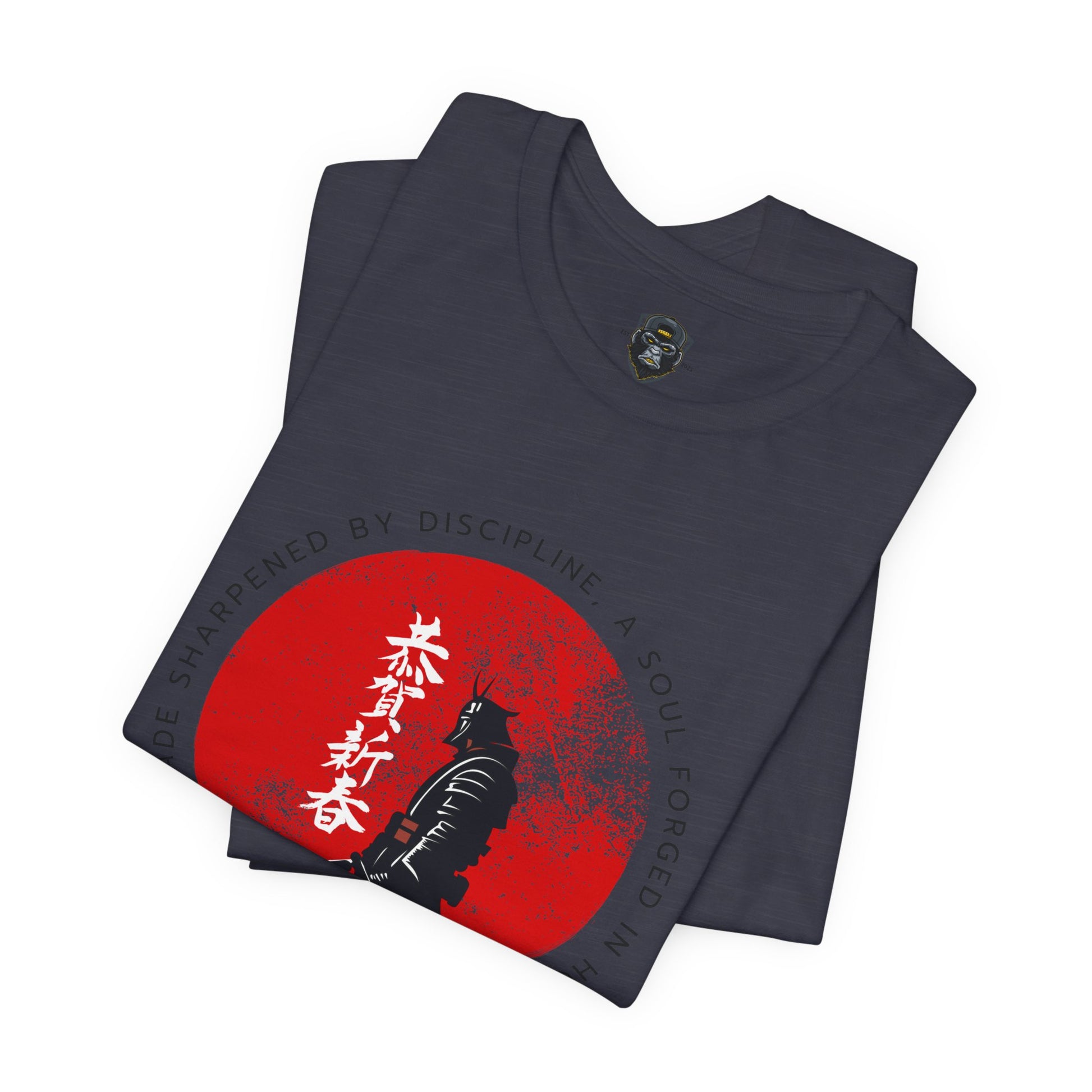 Samurai Spirit Tee | Japanese Warrior Graphic Shirt, Casual Wear