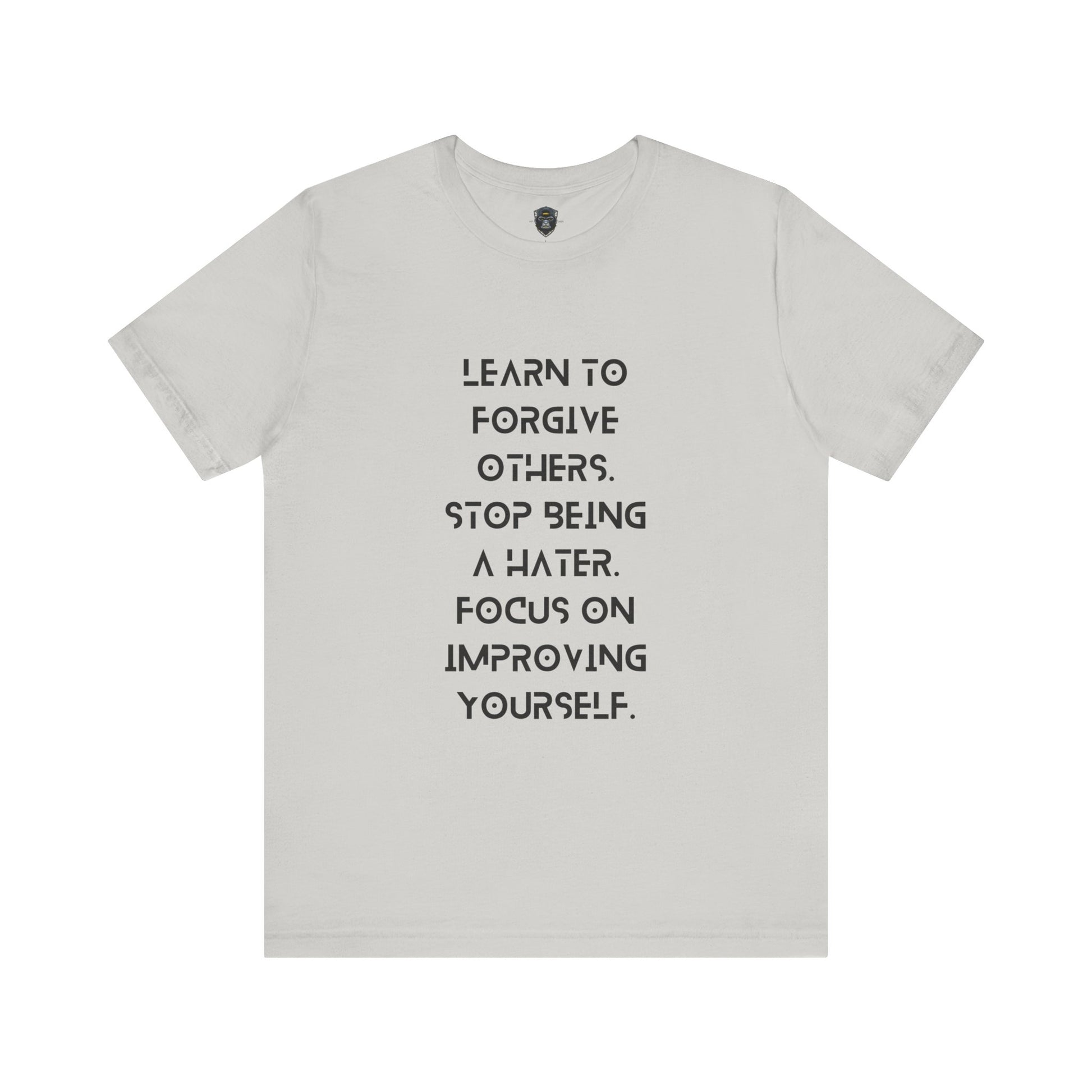 Inspirational Quote Tee - Learn to Forgive Others, Motivational Shirt for Self-Improvement