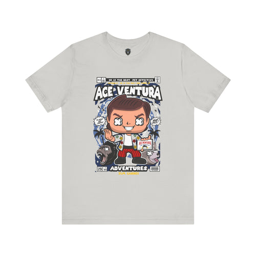 Ace Ventura Adventures Tee, Funny Graphic T-Shirt, Unisex Short Sleeve Tee, Pet Lover Gift