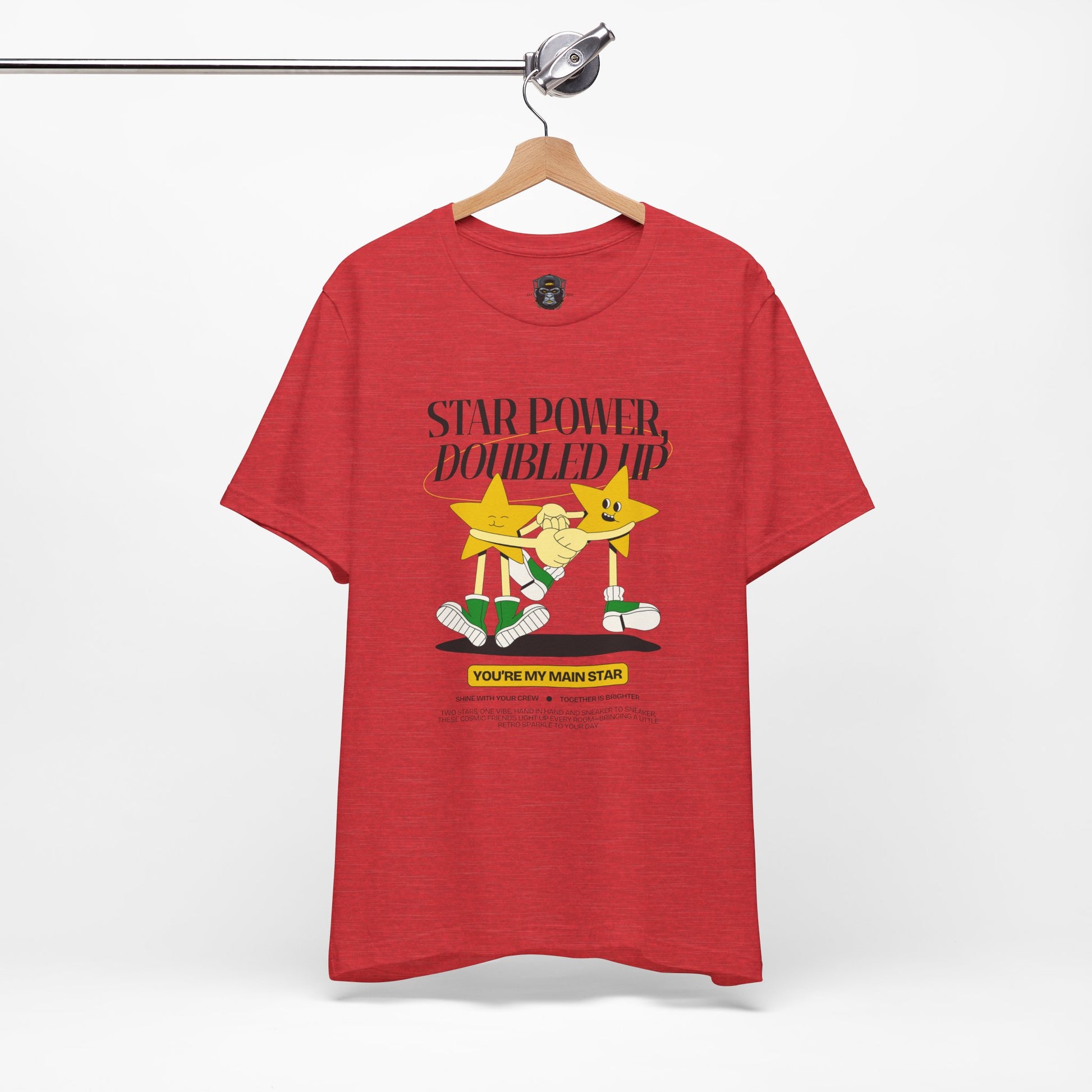Star Power Tee - You're My Main Star, Friendship Gift, Cute Graphic T-Shirt