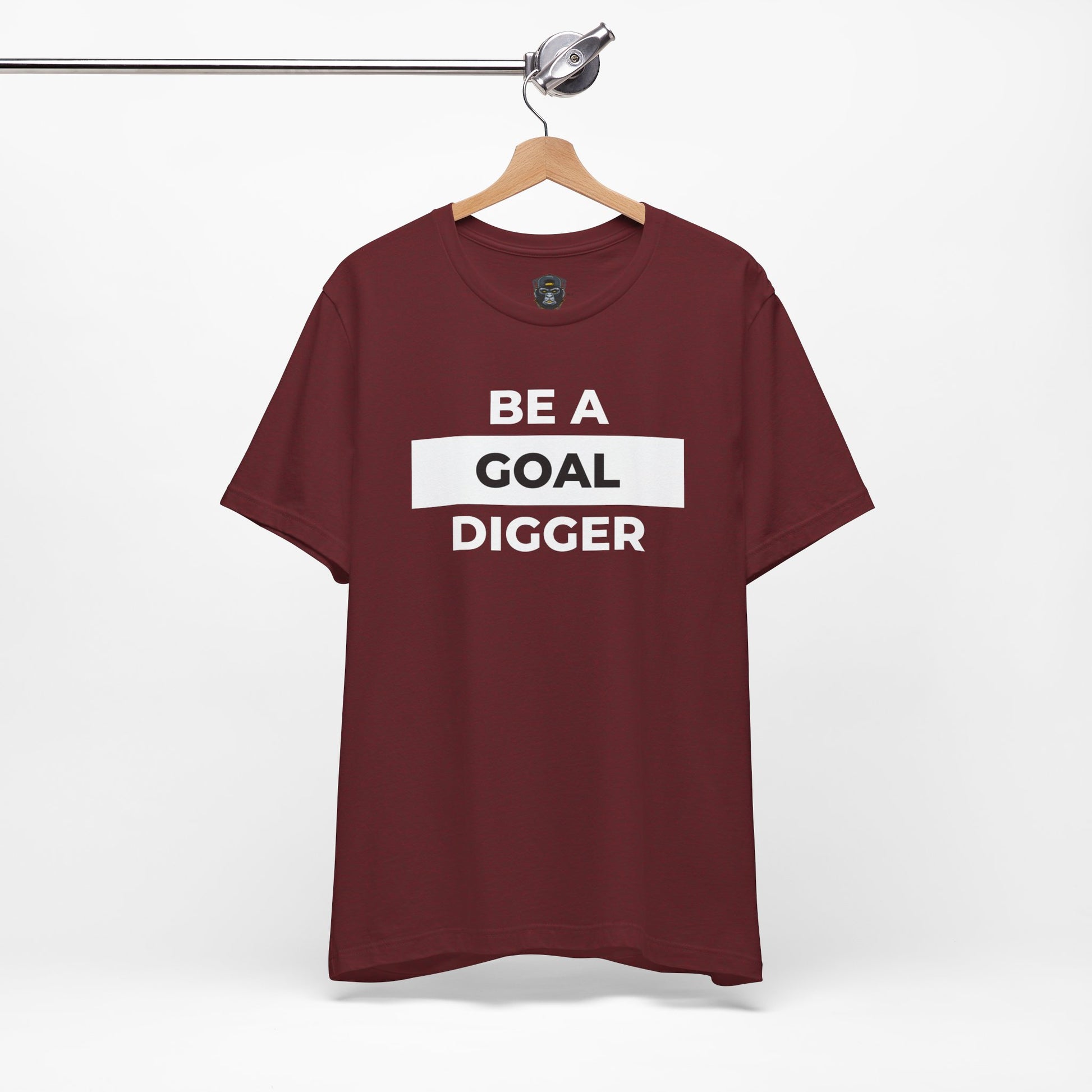 Goal Digger Tee - Motivational Short Sleeve Shirt, Casual Wear, Gift for Entrepreneurs