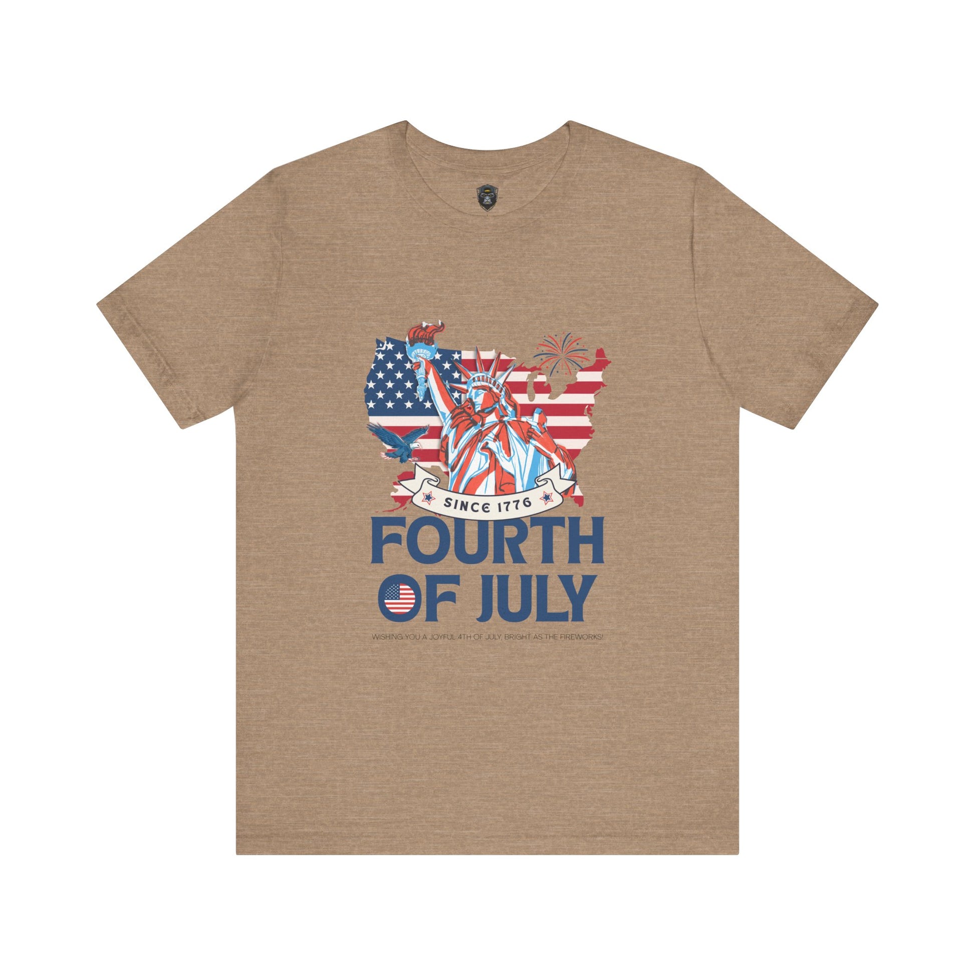 Patriotic Fourth of July Tee, USA Independence Day Shirt, Summer BBQ Outfit