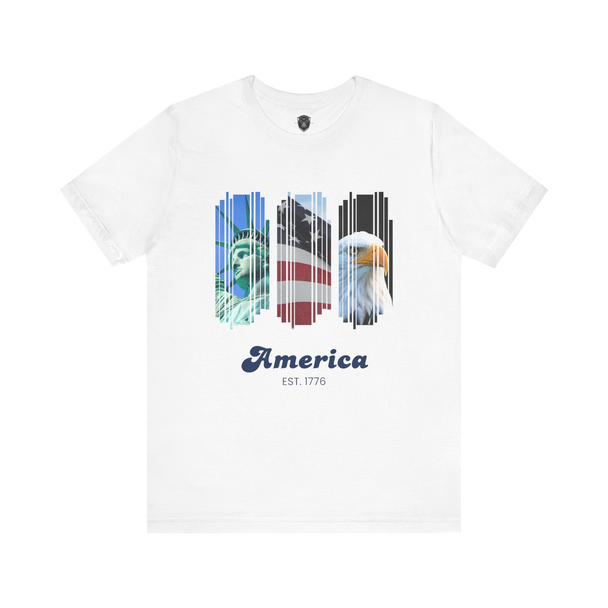 Patriotic T-Shirt, USA Pride Top, Independence Day Apparel, 4th of July Outfit