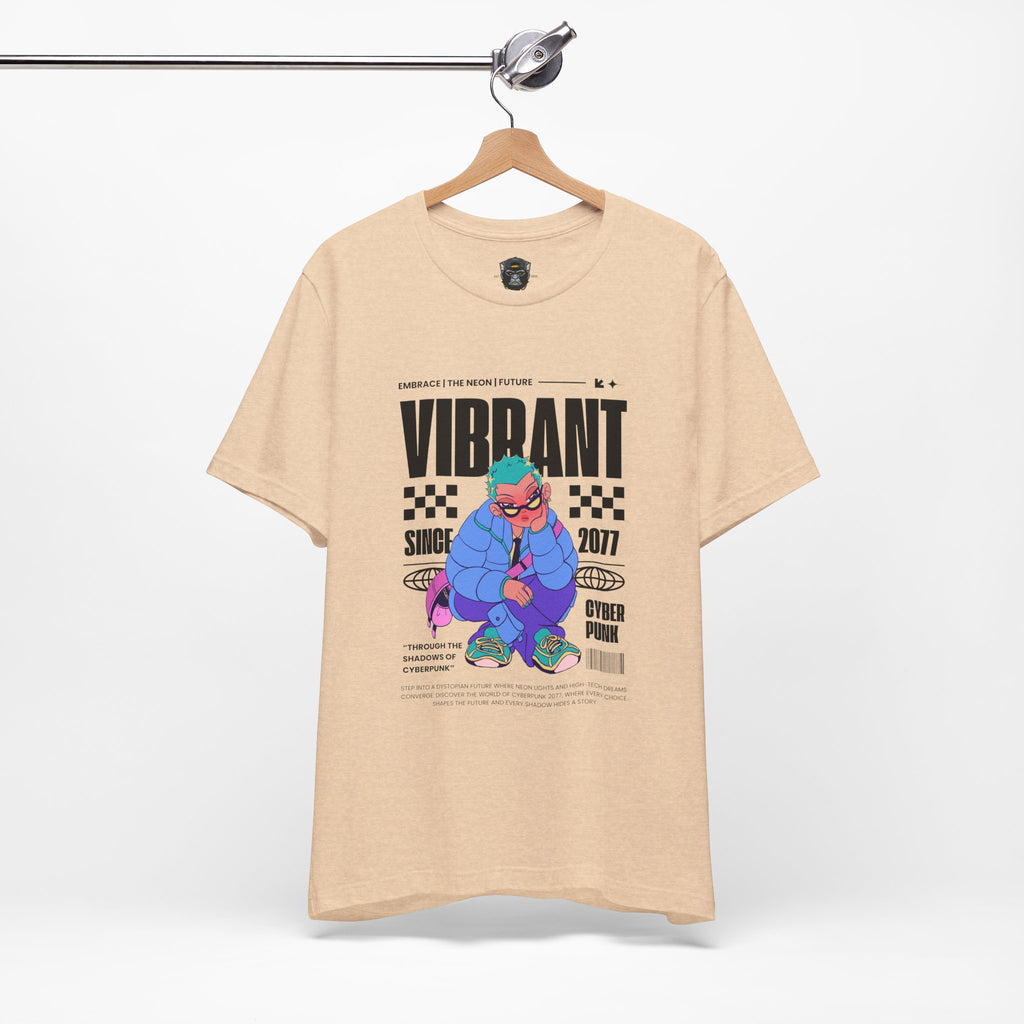 Vibrant Graphic Tee | Retro Style Unisex Jersey Shirt, Trendy T-Shirt, Streetwear