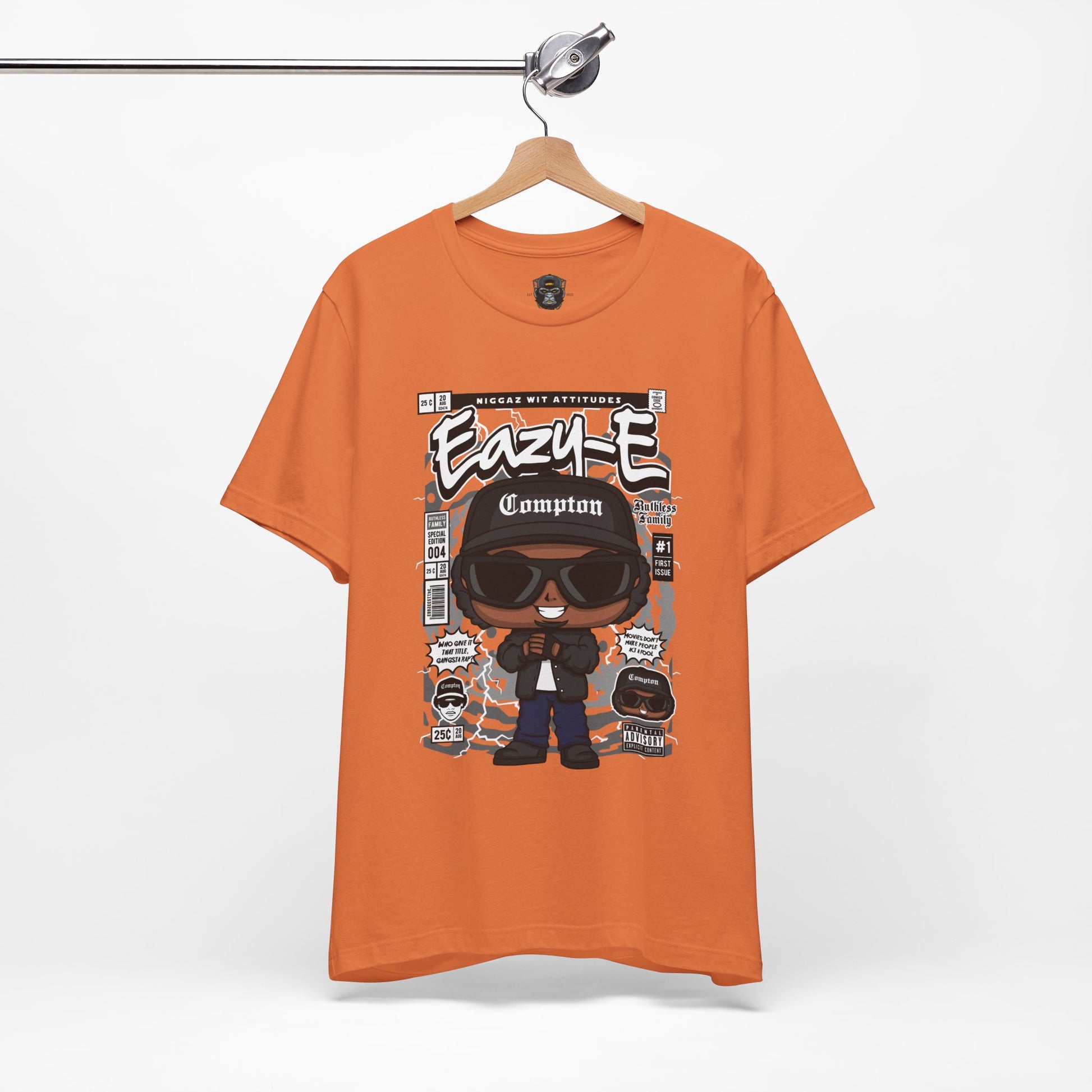 Eazy-E Pop Culture Tee - Unisex Jersey Shirt, Hip Hop Fan Gift, Vintage Music Apparel