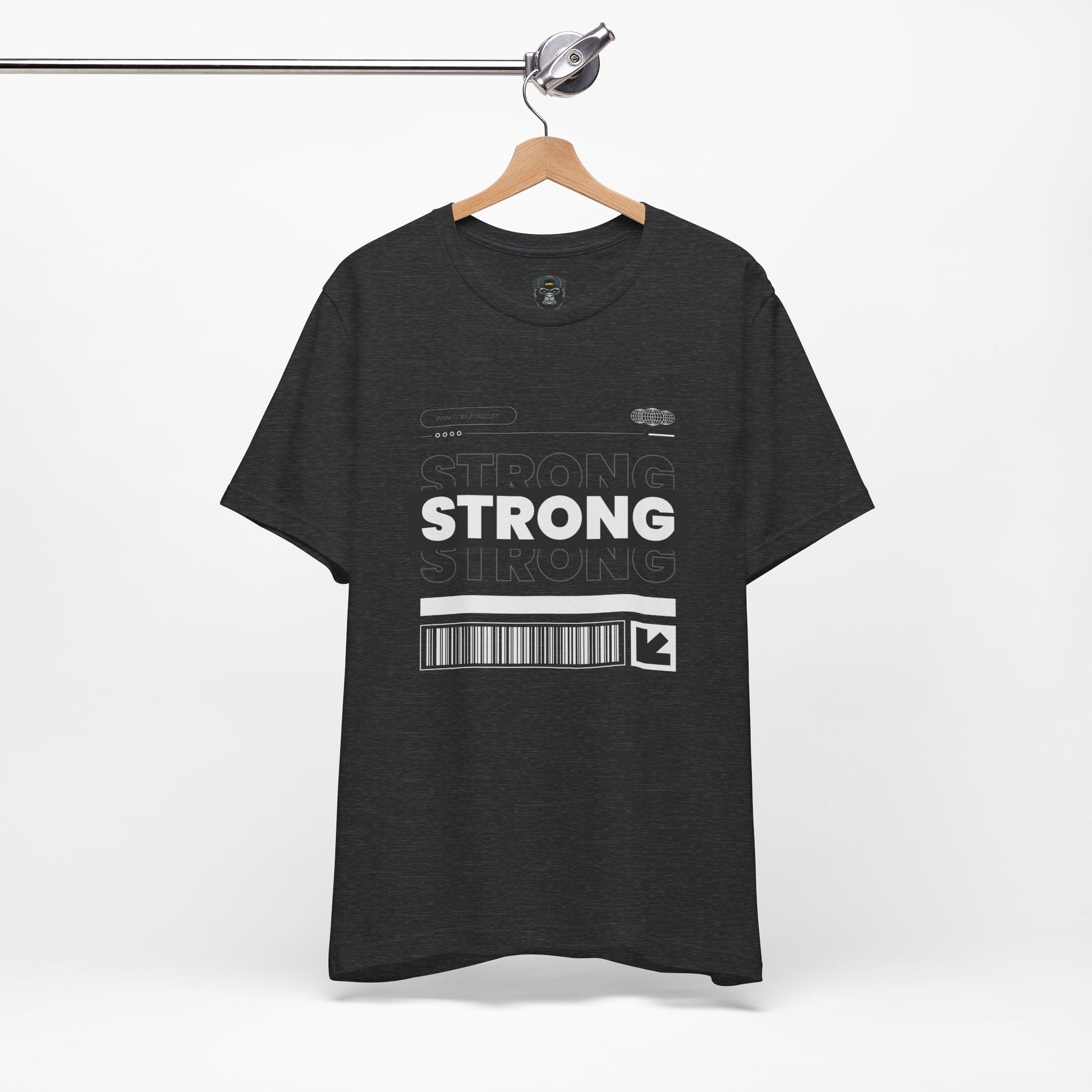 Stylish Motivational Tee for Fitness Lovers, Strong Message T-Shirt, Casual Wear