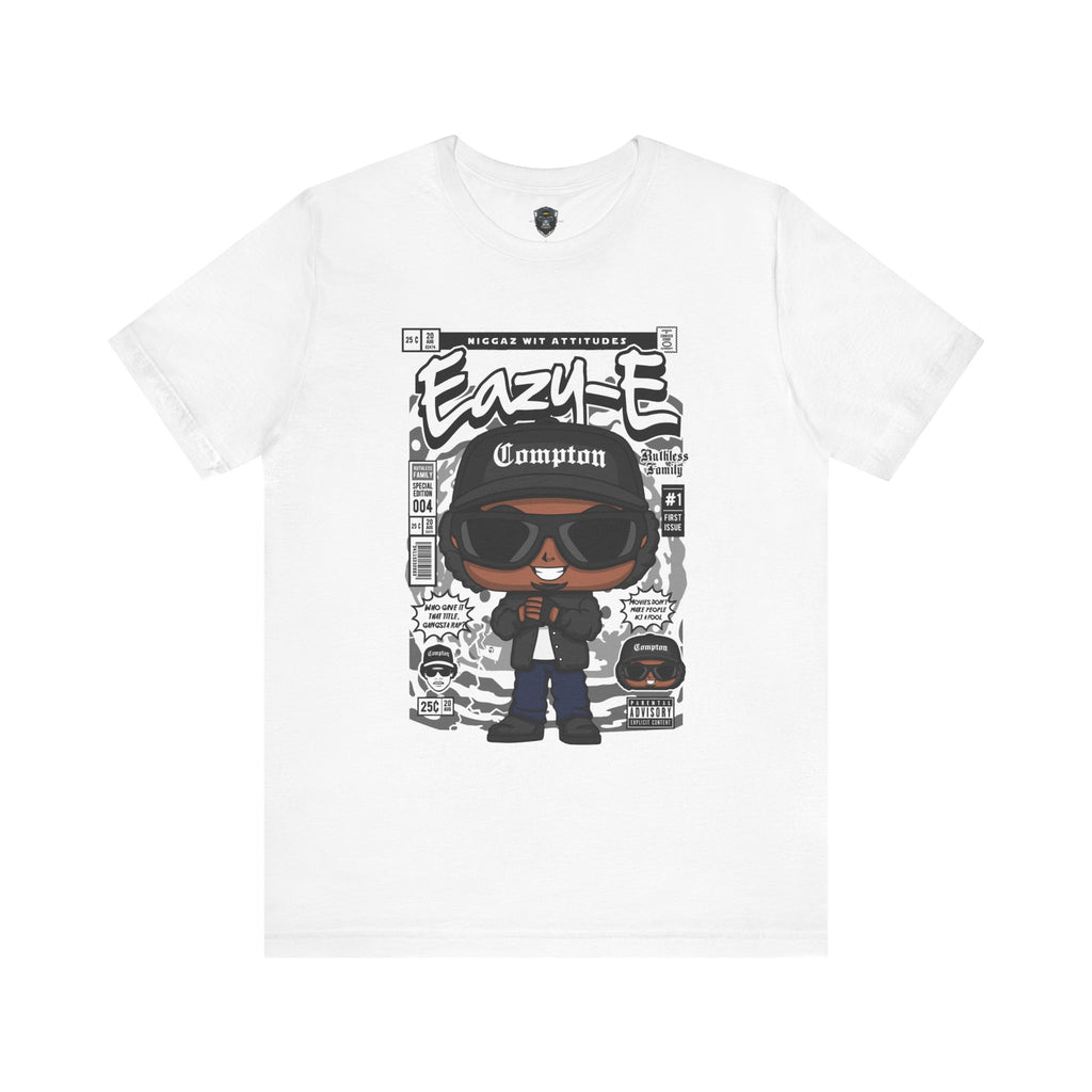 Eazy-E Pop Culture Tee - Unisex Jersey Shirt, Hip Hop Fan Gift, Vintage Music Apparel