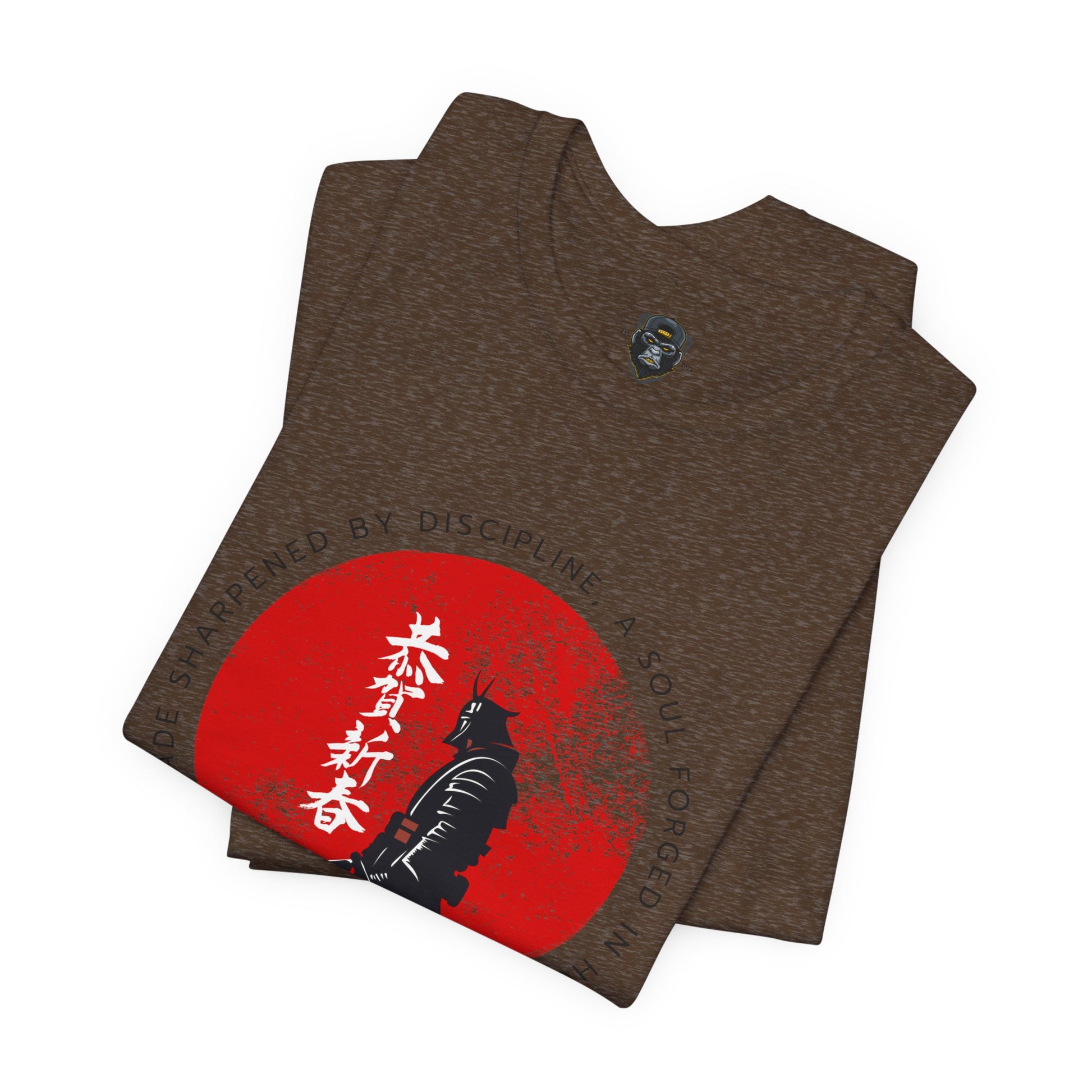 Samurai Spirit Tee | Japanese Warrior Graphic Shirt, Casual Wear