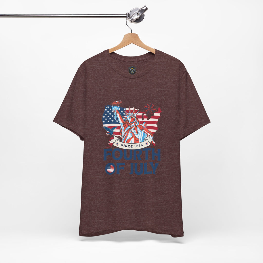 Patriotic Fourth of July Tee, USA Independence Day Shirt, Summer BBQ Outfit