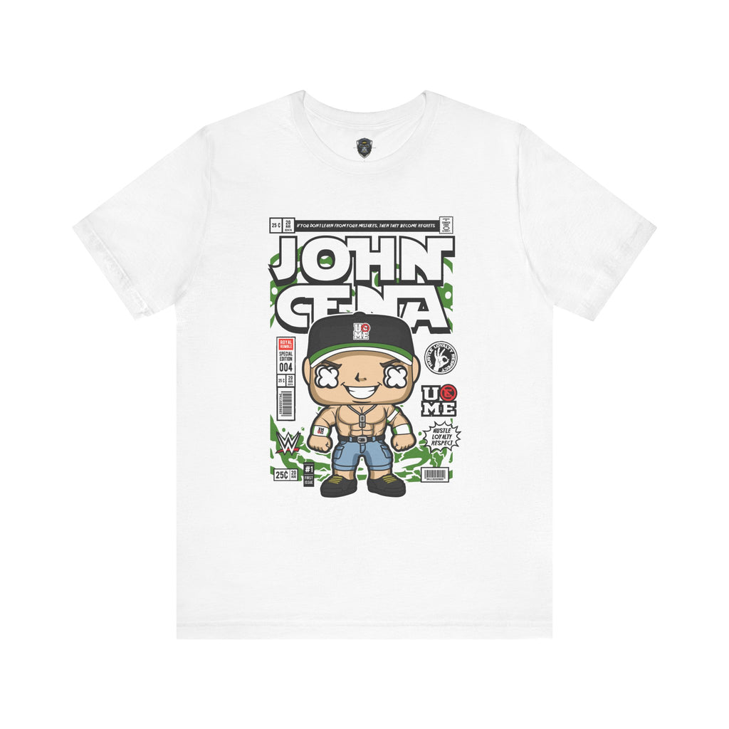 Playful John Cena Graphic Tee | Unisex Jersey Short Sleeve Shirt, Wrestling Fan Gift