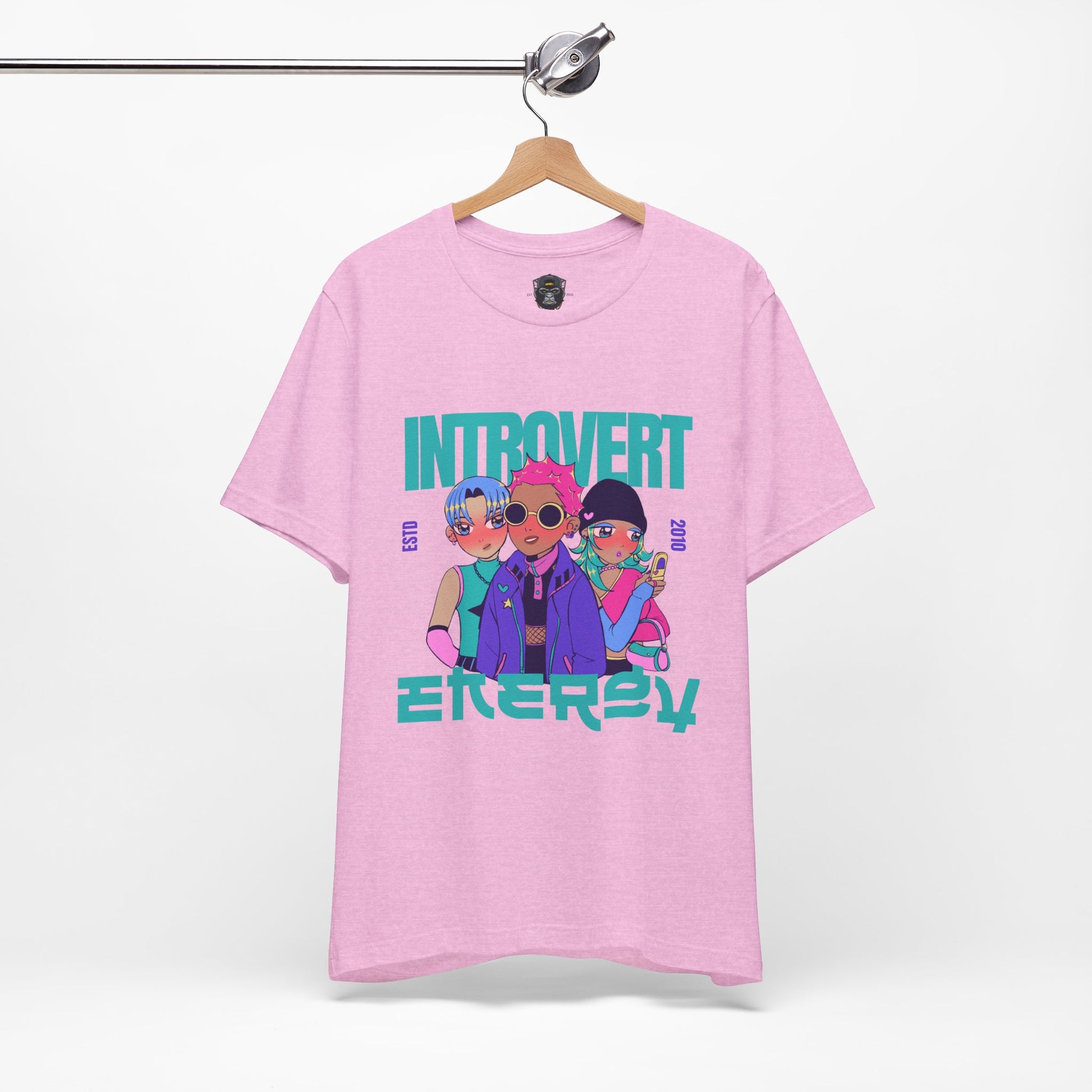 Introvert Energy Tee | Cute Graphic Tee, Introvert Shirt, Casual Wear, Gift for Friends
