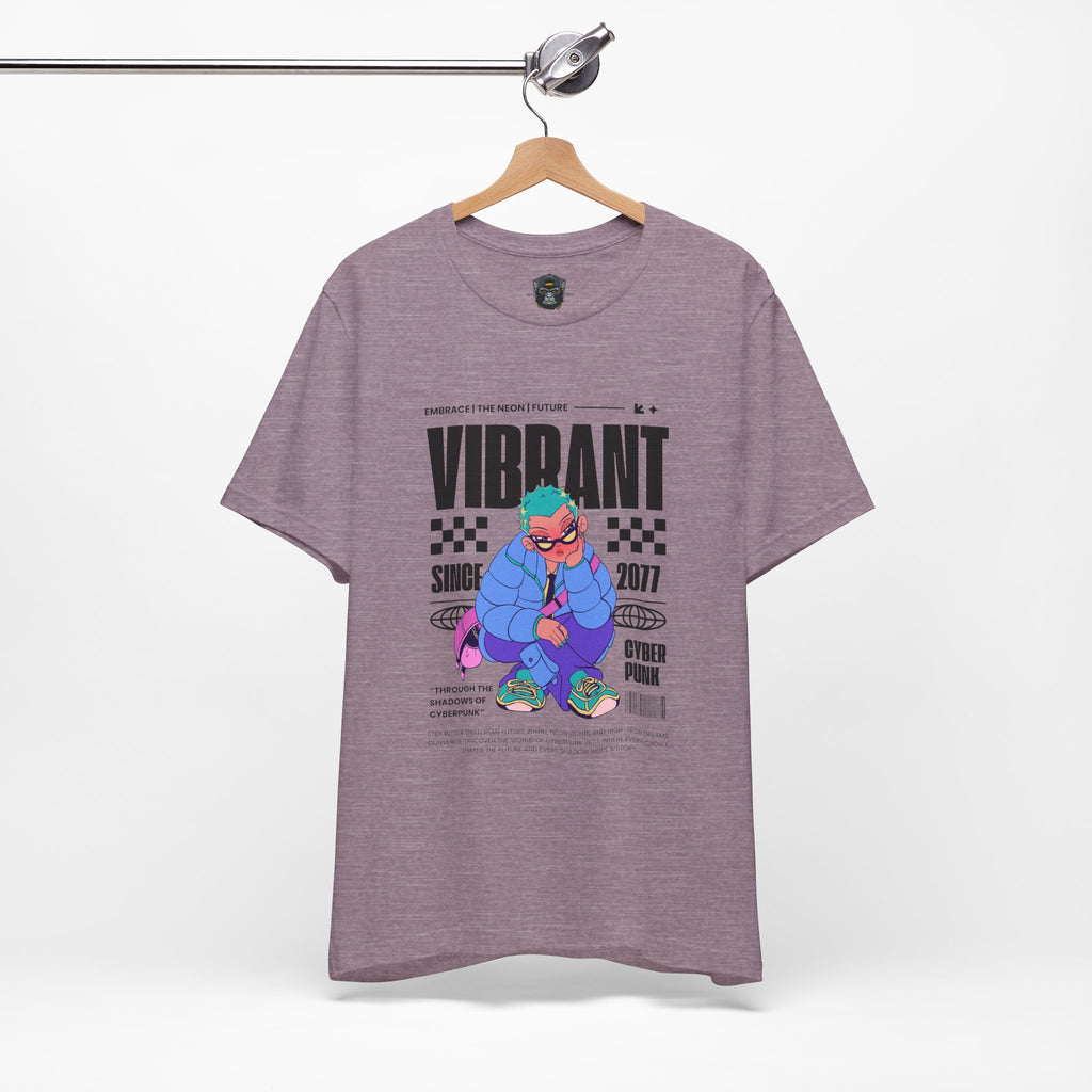 Vibrant Graphic Tee | Retro Style Unisex Jersey Shirt, Trendy T-Shirt, Streetwear