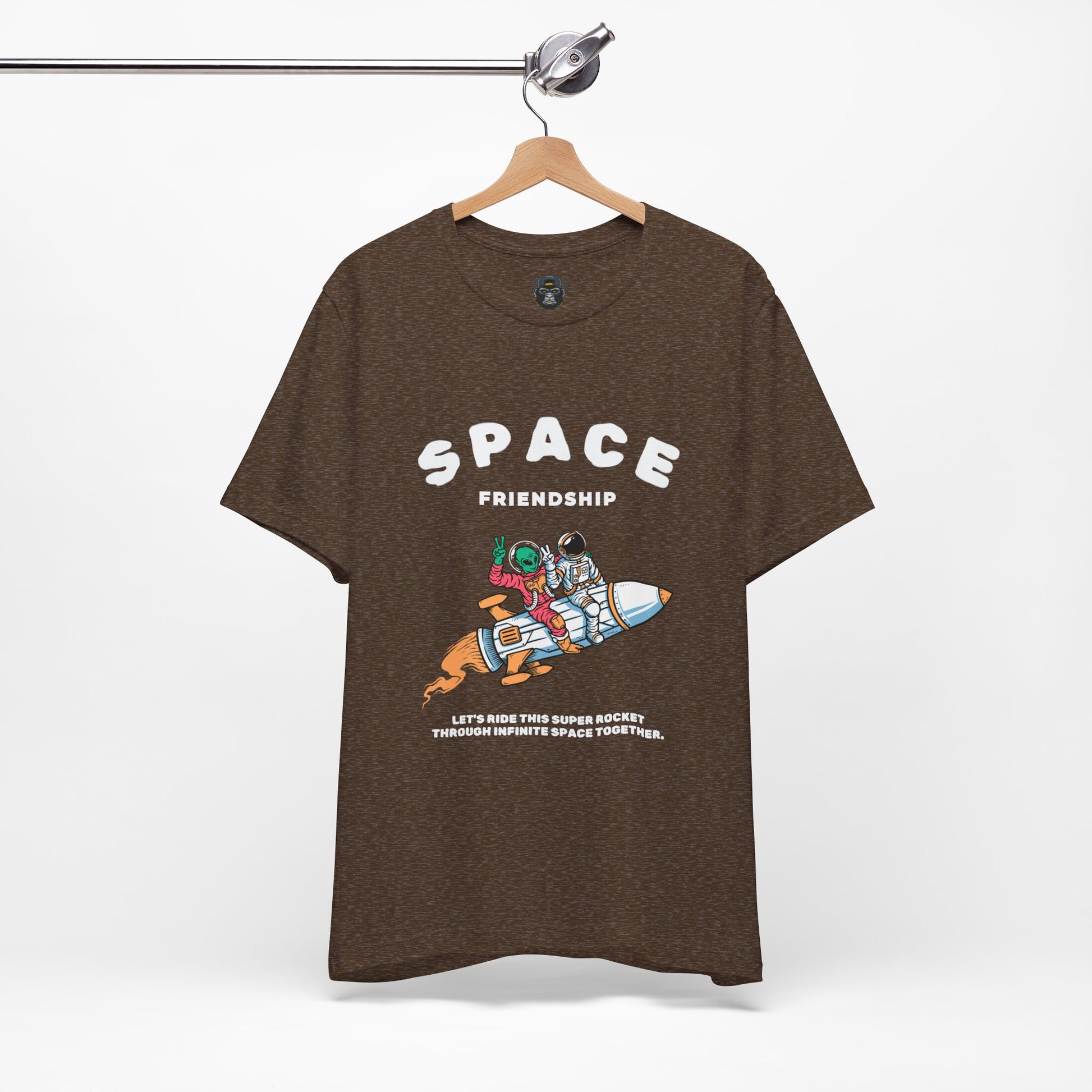 Cosmic Friendship Tee - Space Adventure T-Shirt, Graphic Shirt, Funny Gift for Friends