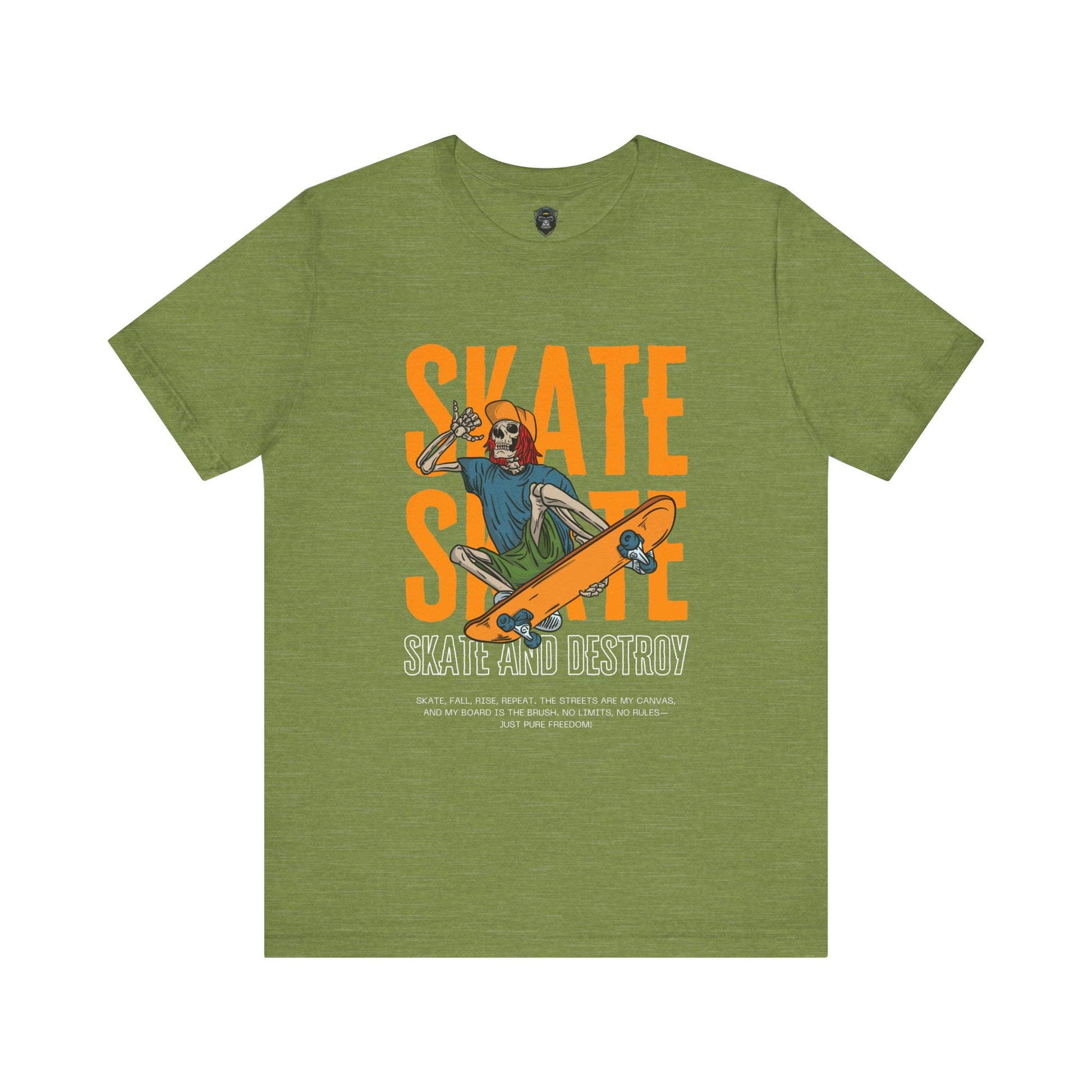 Skate and Destroy Jersey Tee - Perfect for Skateboarders