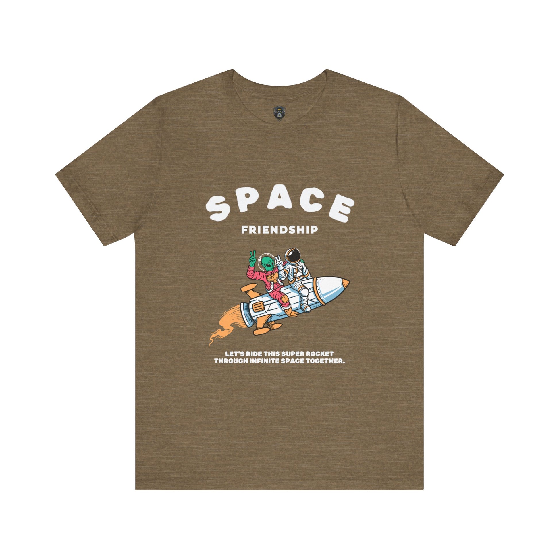Cosmic Friendship Tee - Space Adventure T-Shirt, Graphic Shirt, Funny Gift for Friends