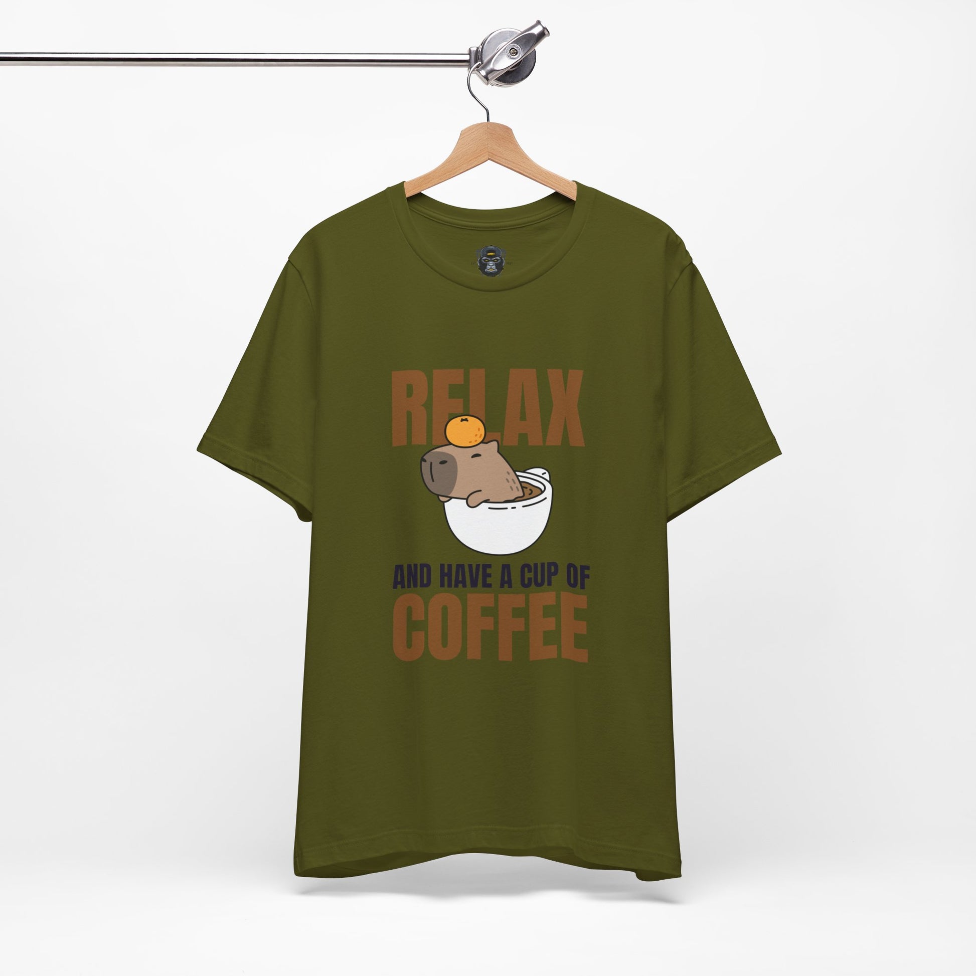 Coffee Lover Relax T-Shirt, Funny Tee, Casual Gift for Him & Her