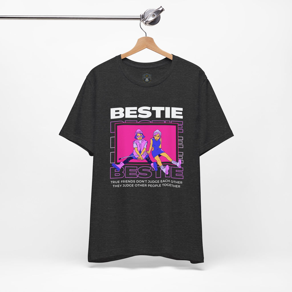 Bestie Short Sleeve Tee - Fun Friendship Shirt, Gifts for Friends
