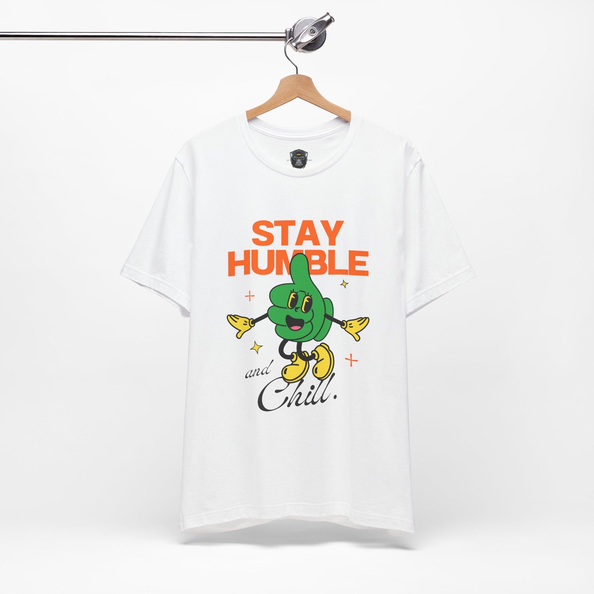 Stay Humble  Jersey Tee, Casual Wear, Motivational Graphic T-Shirt, Perfect Gift for Friends