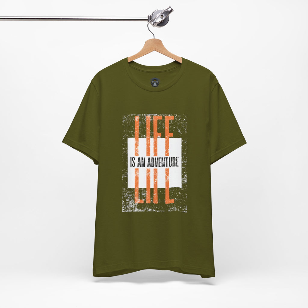 Adventure Awaits Tee - Life is an Adventure Jersey Shirt, Casual Wear, Travel Tee