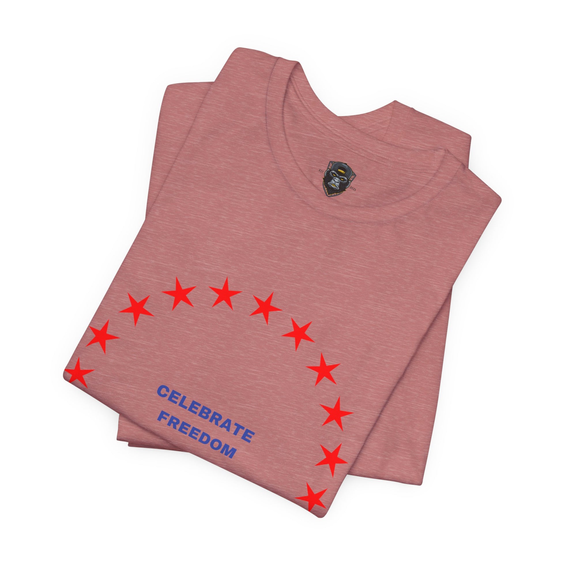 Celebrate Freedom Unisex Jersey Tee, Independence Day Shirt, Patriotic Apparel