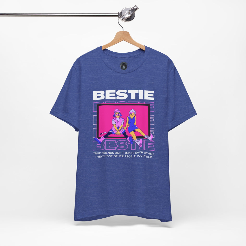 Bestie Short Sleeve Tee - Fun Friendship Shirt, Gifts for Friends