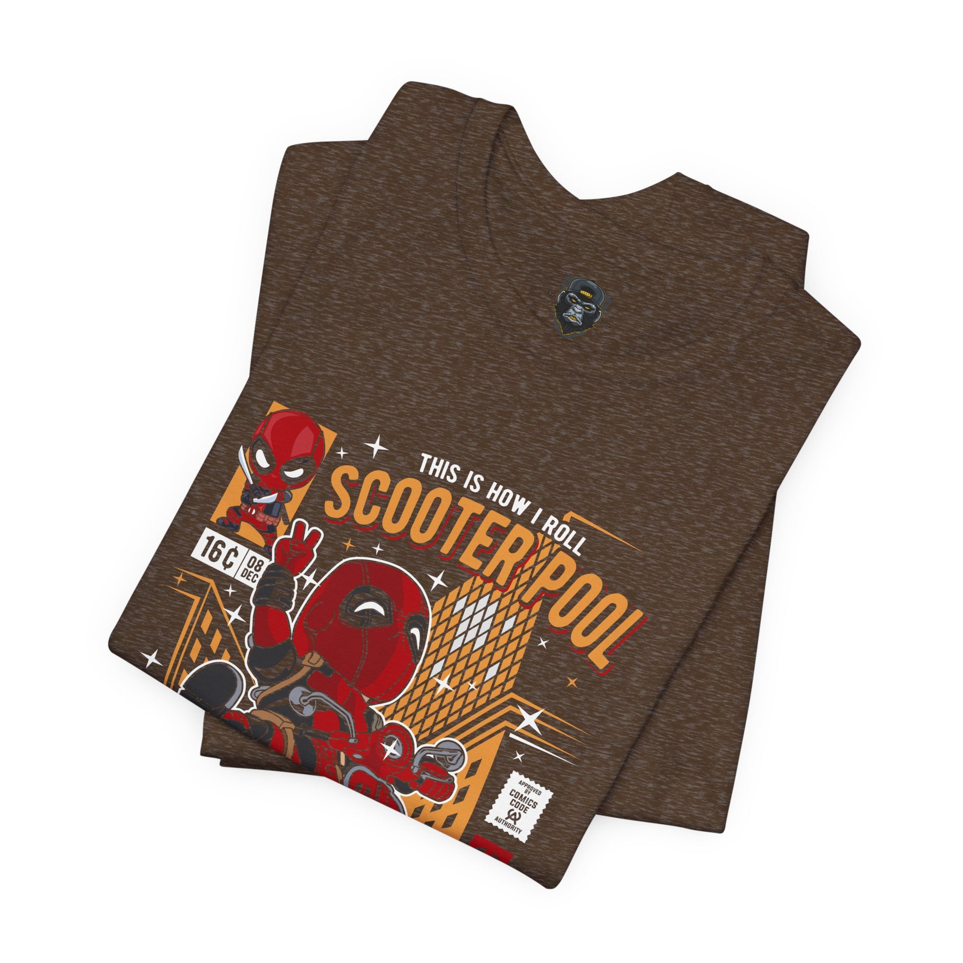 Retro Scooter Pool Tee, Unisex Jersey T-Shirt, Vintage Motorcycle Shirt, Gift for Him/Her