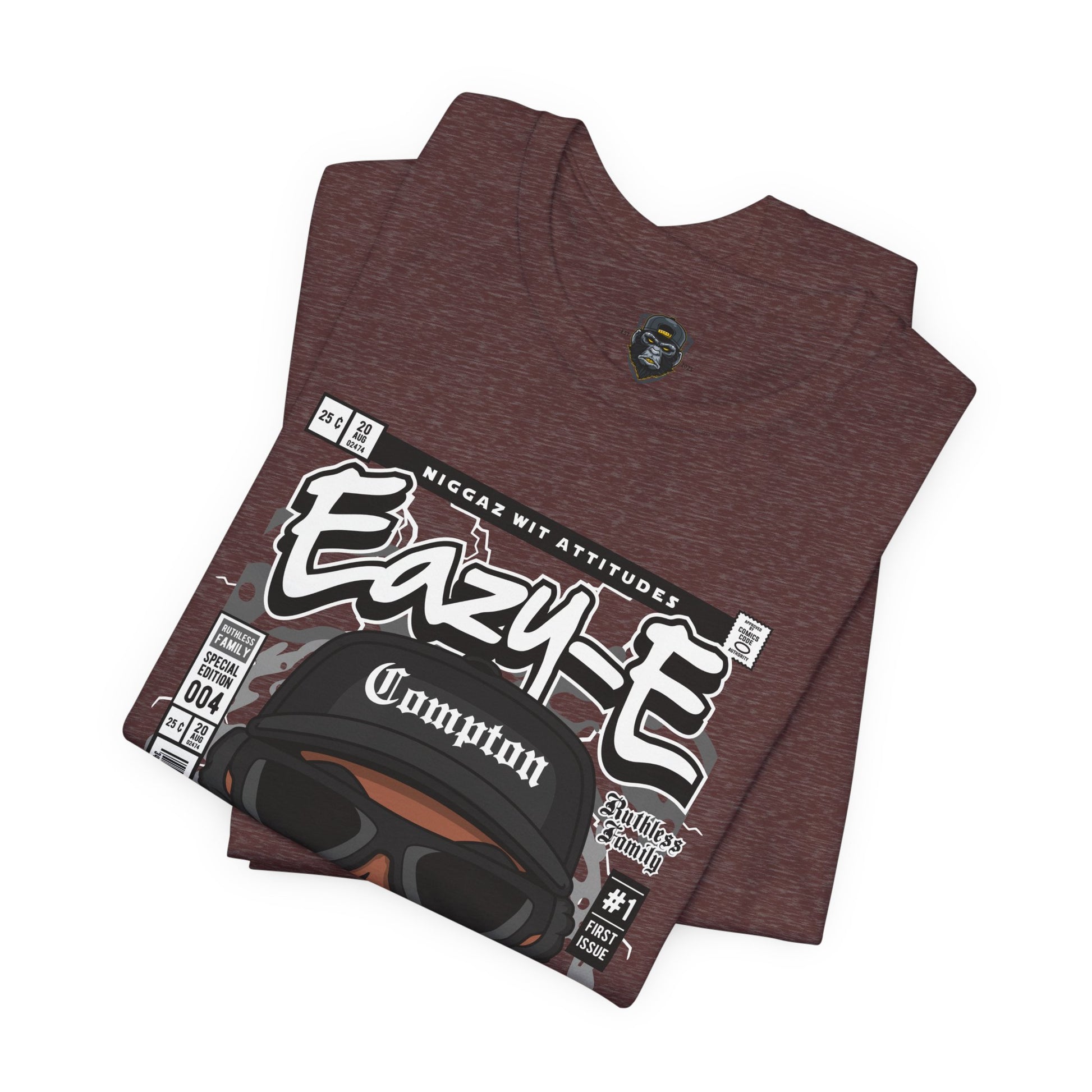 Eazy-E Pop Culture Tee - Unisex Jersey Shirt, Hip Hop Fan Gift, Vintage Music Apparel