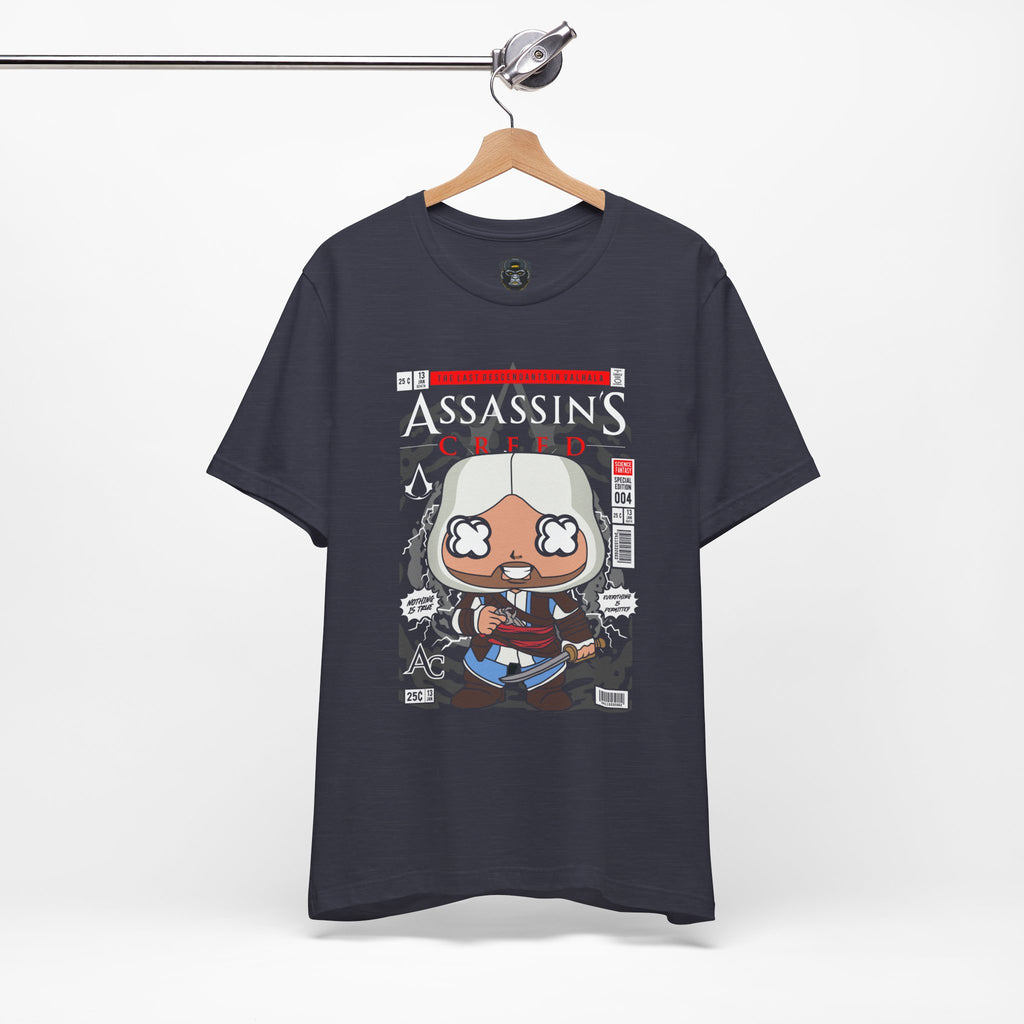 Assassin's Creed Comic Style Unisex Tee, Gamer T-Shirt, Video Game Apparel