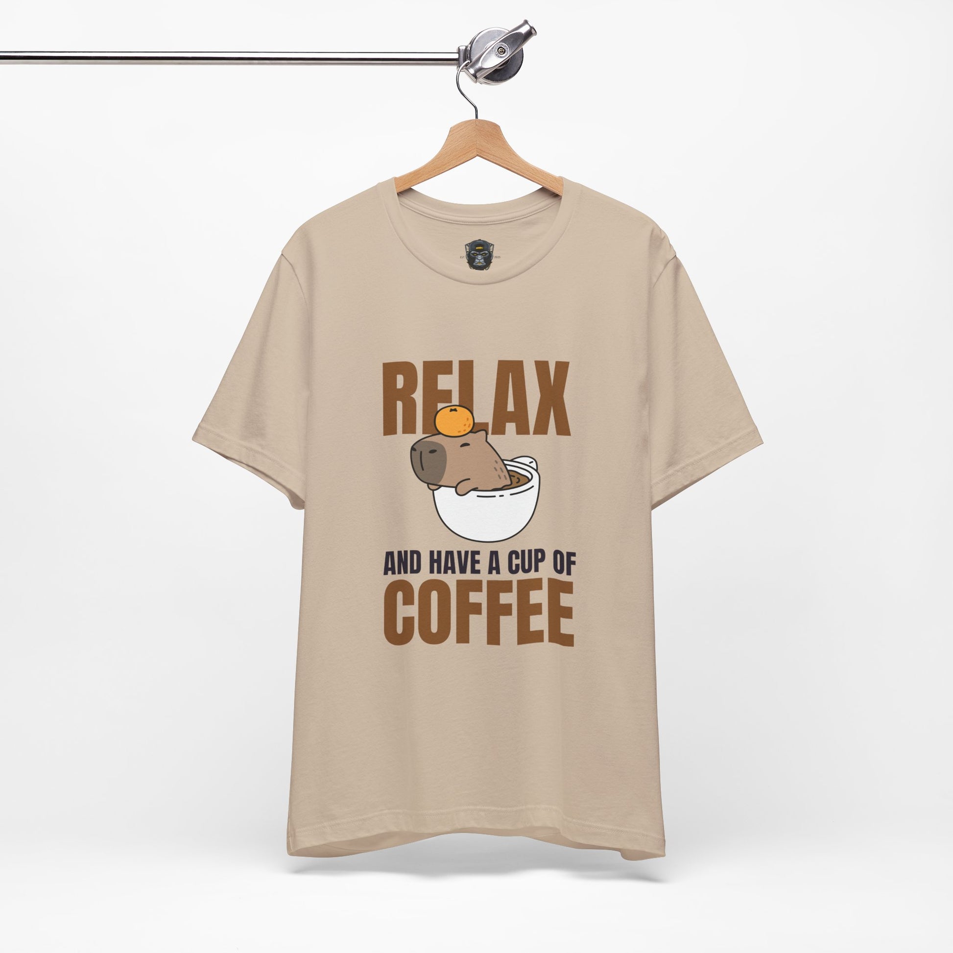 Coffee Lover Relax T-Shirt, Funny Tee, Casual Gift for Him & Her