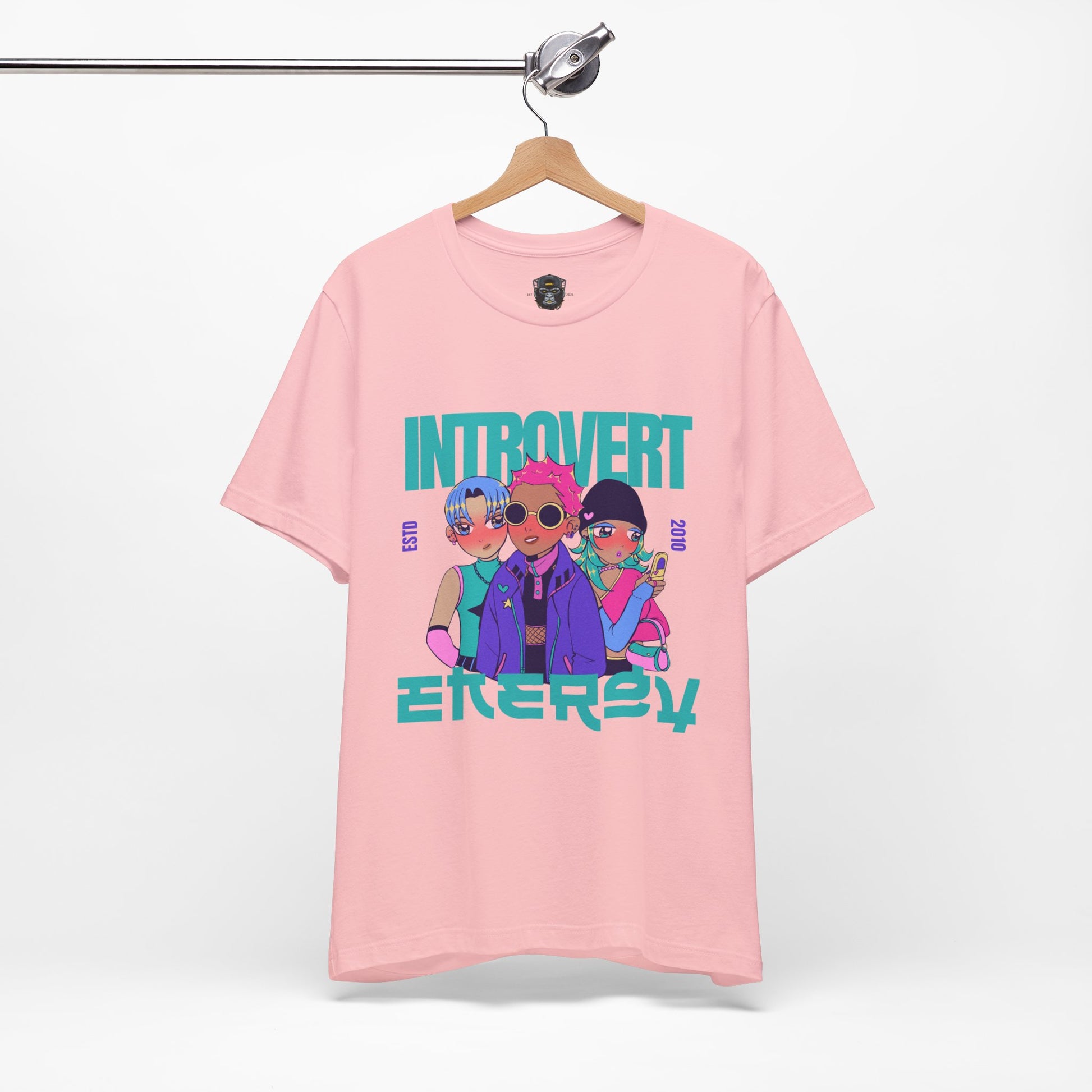 Introvert Energy Tee | Cute Graphic Tee, Introvert Shirt, Casual Wear, Gift for Friends