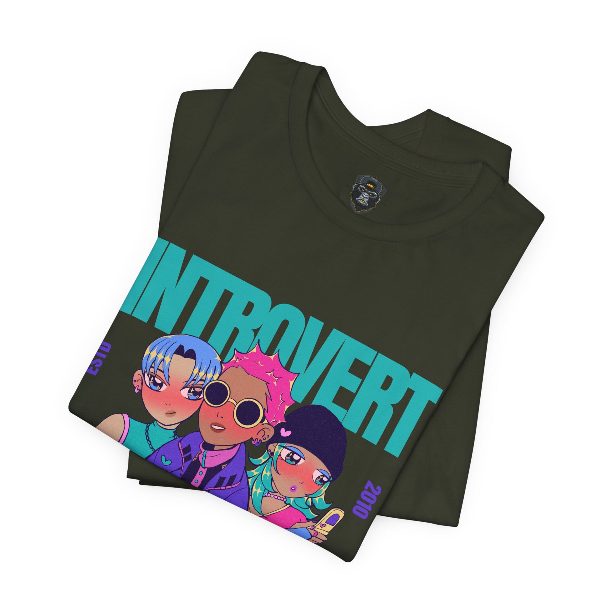 Introvert Energy Tee | Cute Graphic Tee, Introvert Shirt, Casual Wear, Gift for Friends