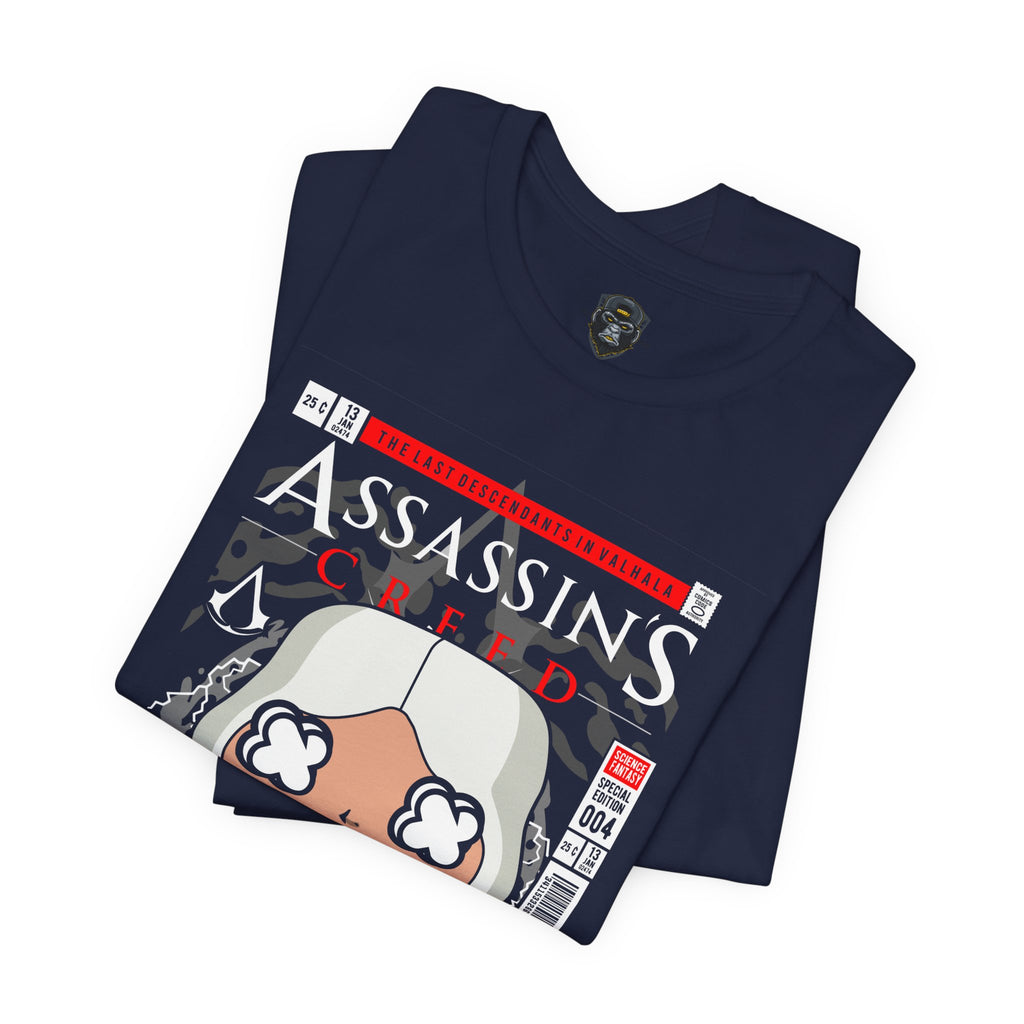 Assassin's Creed Comic Style Unisex Tee, Gamer T-Shirt, Video Game Apparel