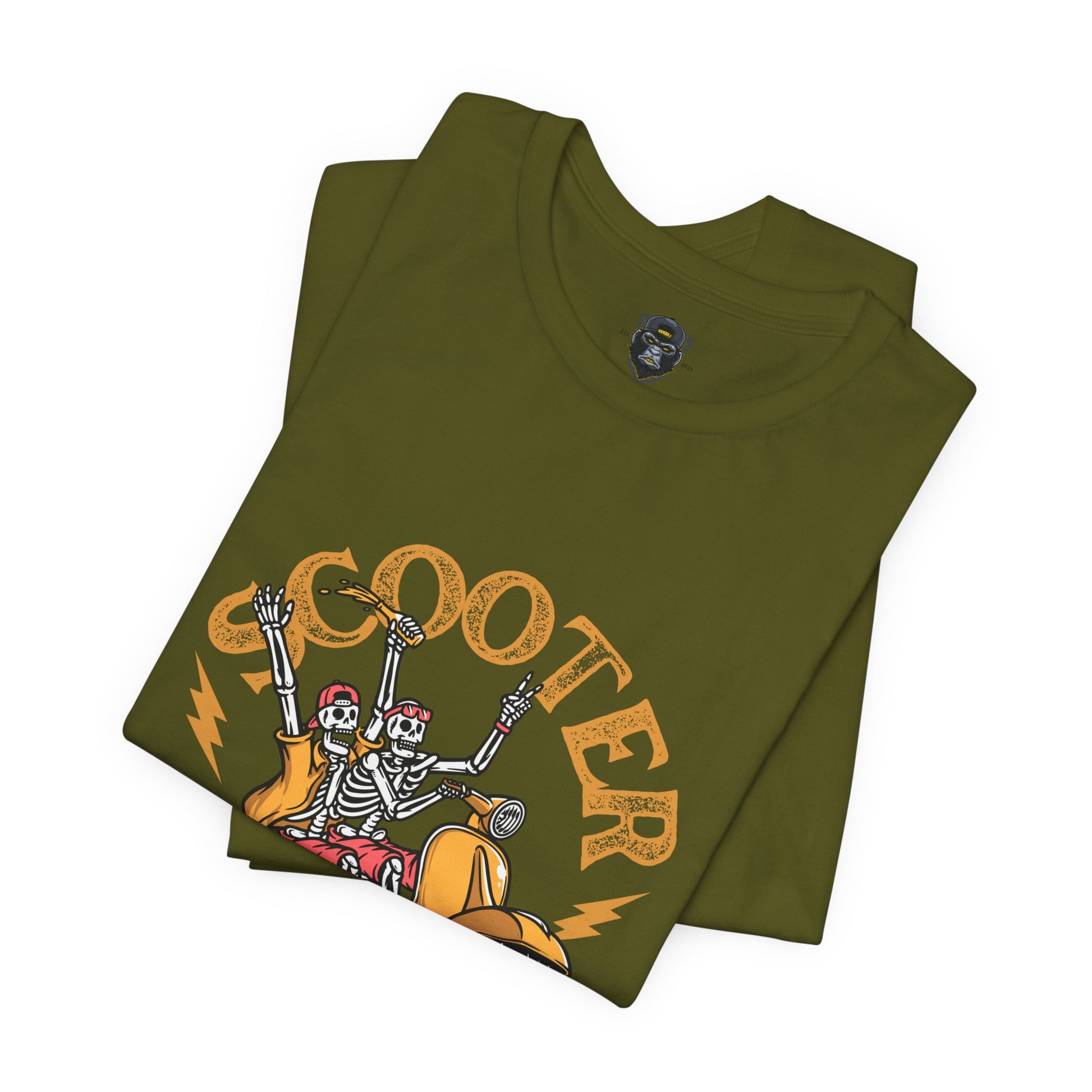 Scooter Spirit Jersey Tee, Motorcycle T-Shirt, Biker Apparel, Casual Fashion