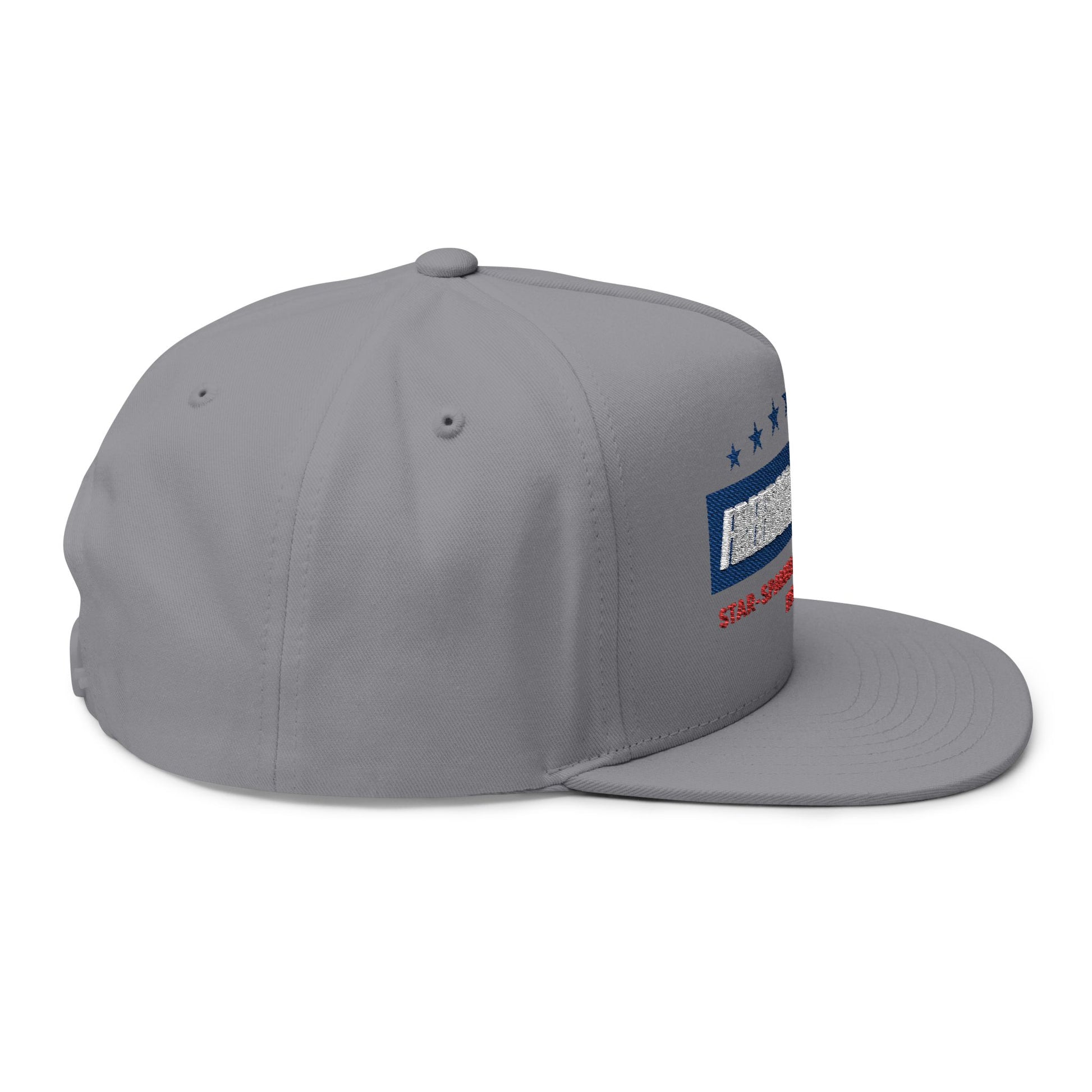 Freedom Ride 2025 Embroidered Flat Bill Cap - Perfect for Riders, Independence Day, Casual Wear, Outdoor Adventures, Gift for Enthusiasts