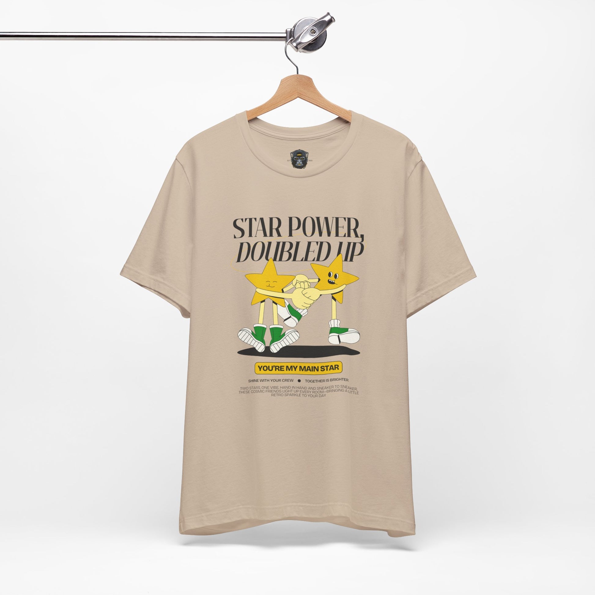 Star Power Tee - You're My Main Star, Friendship Gift, Cute Graphic T-Shirt