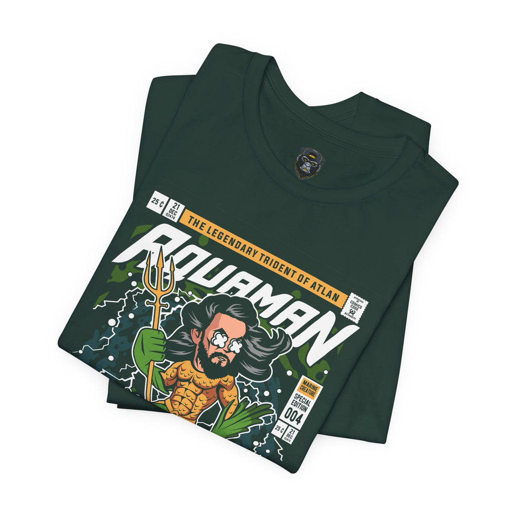 Heroic Aquaman Comic Tee, Unisex T-Shirt for Superhero Fans, Gift for Comic Book Lovers