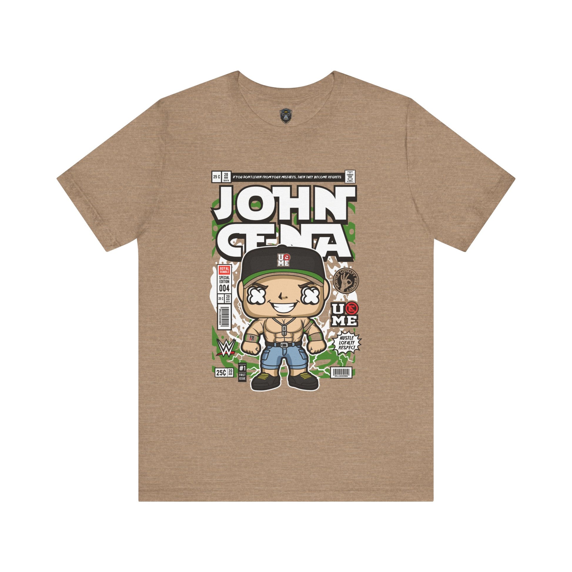 Playful John Cena Graphic Tee | Unisex Jersey Short Sleeve Shirt, Wrestling Fan Gift