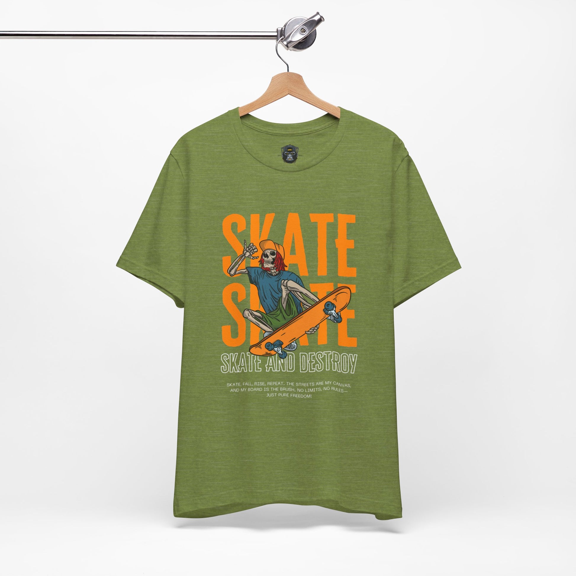 Skate and Destroy Jersey Tee - Perfect for Skateboarders
