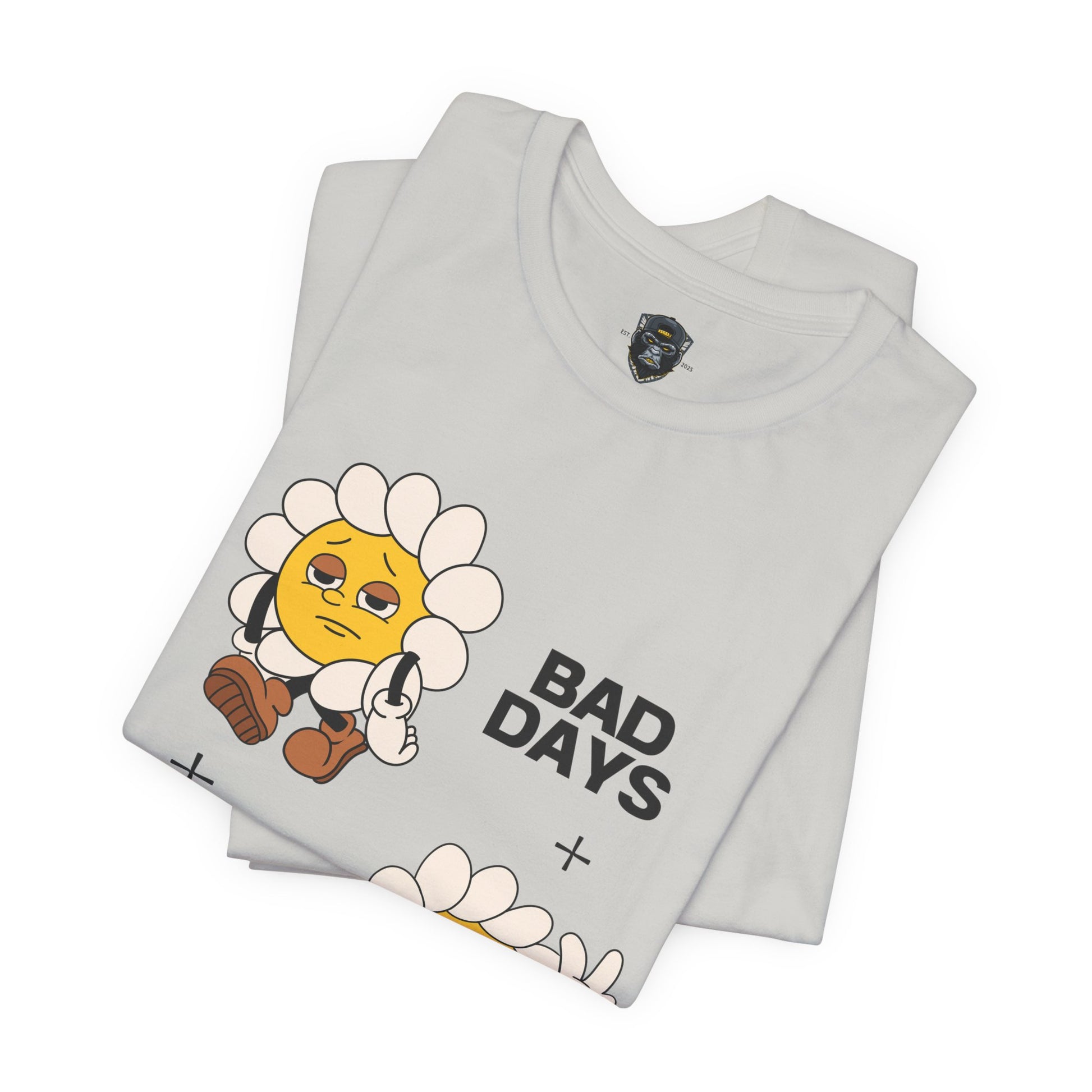Sunflower Mood Tee - Bad Days + Good Days, Feel-Good Shirt, Casual Wear