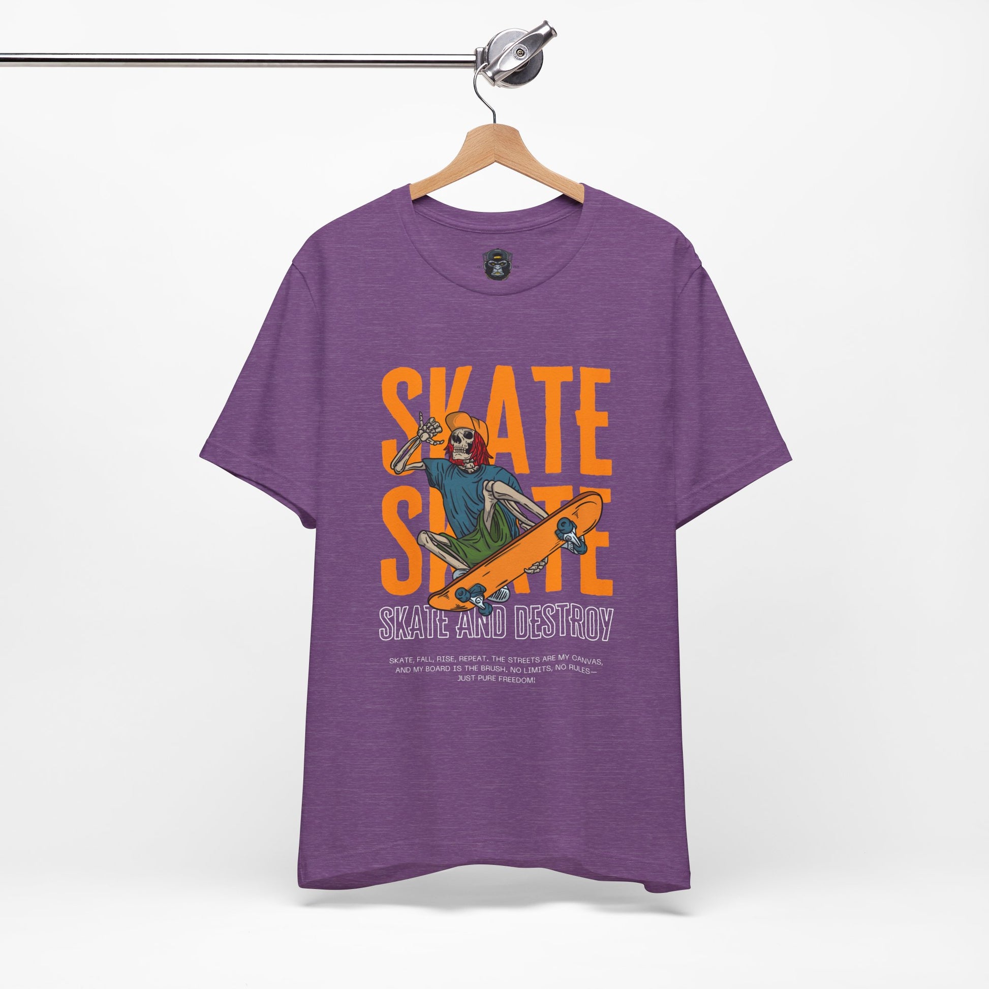 Skate and Destroy Jersey Tee - Perfect for Skateboarders