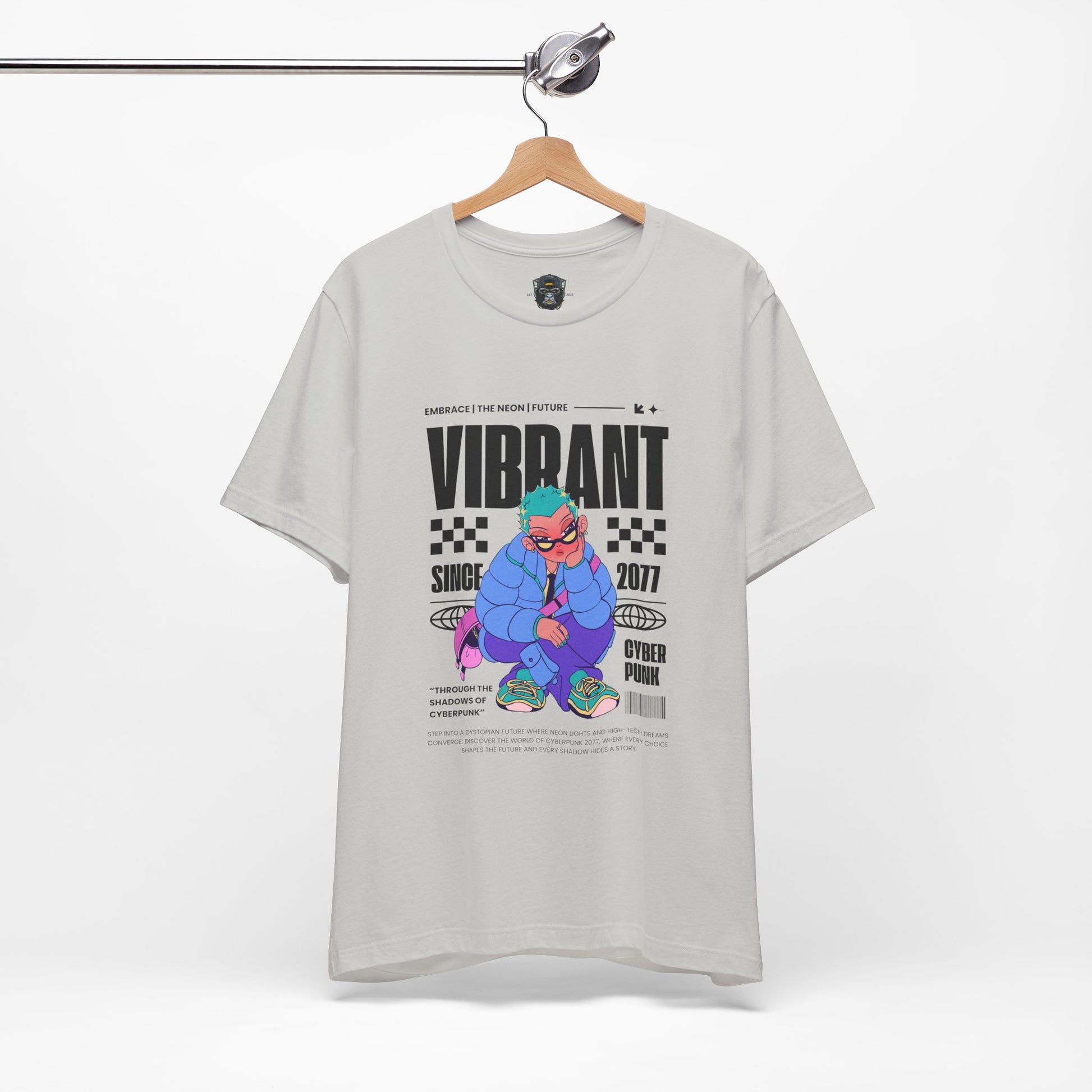 Vibrant Graphic Tee | Retro Style Unisex Jersey Shirt, Trendy T-Shirt, Streetwear