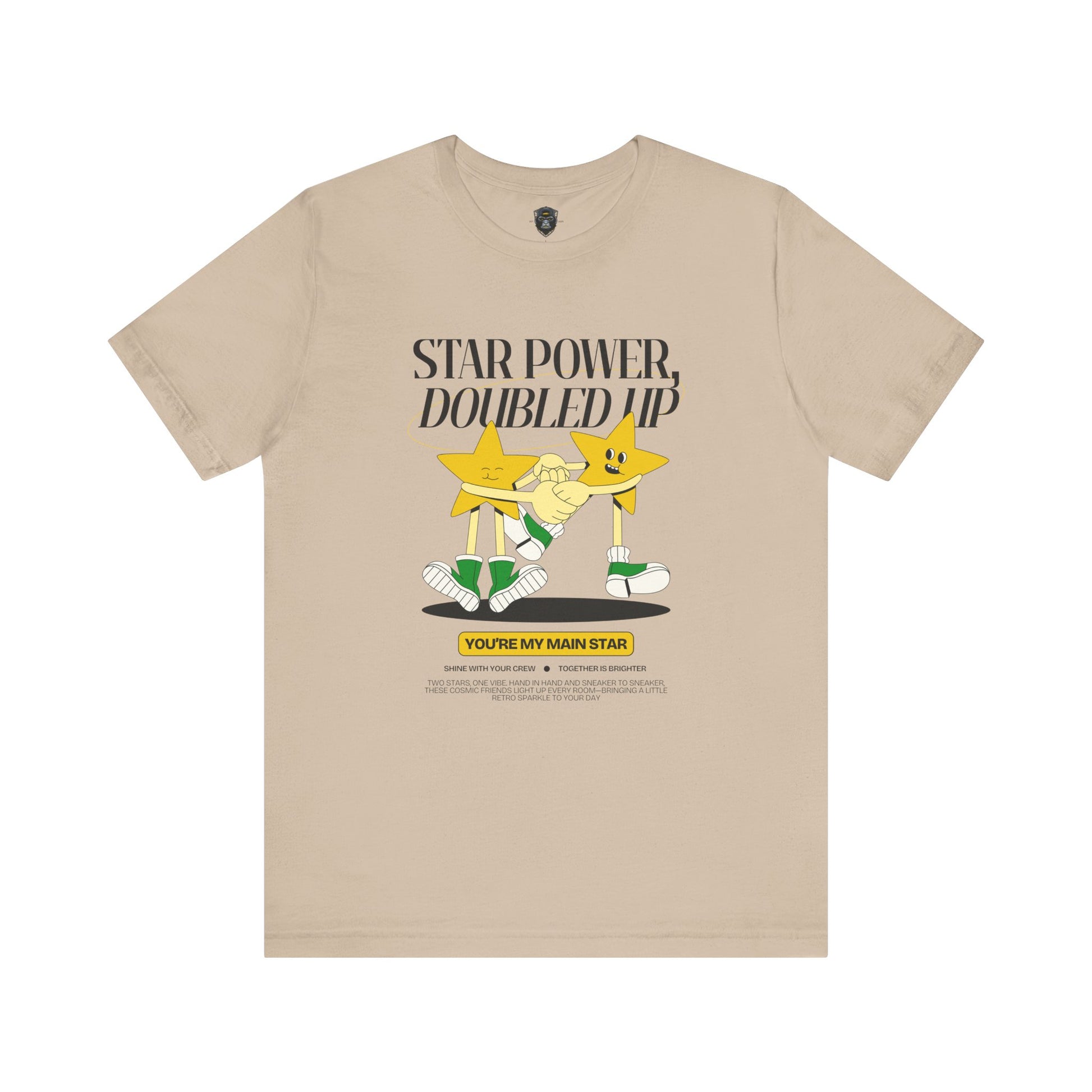 Star Power Tee - You're My Main Star, Friendship Gift, Cute Graphic T-Shirt