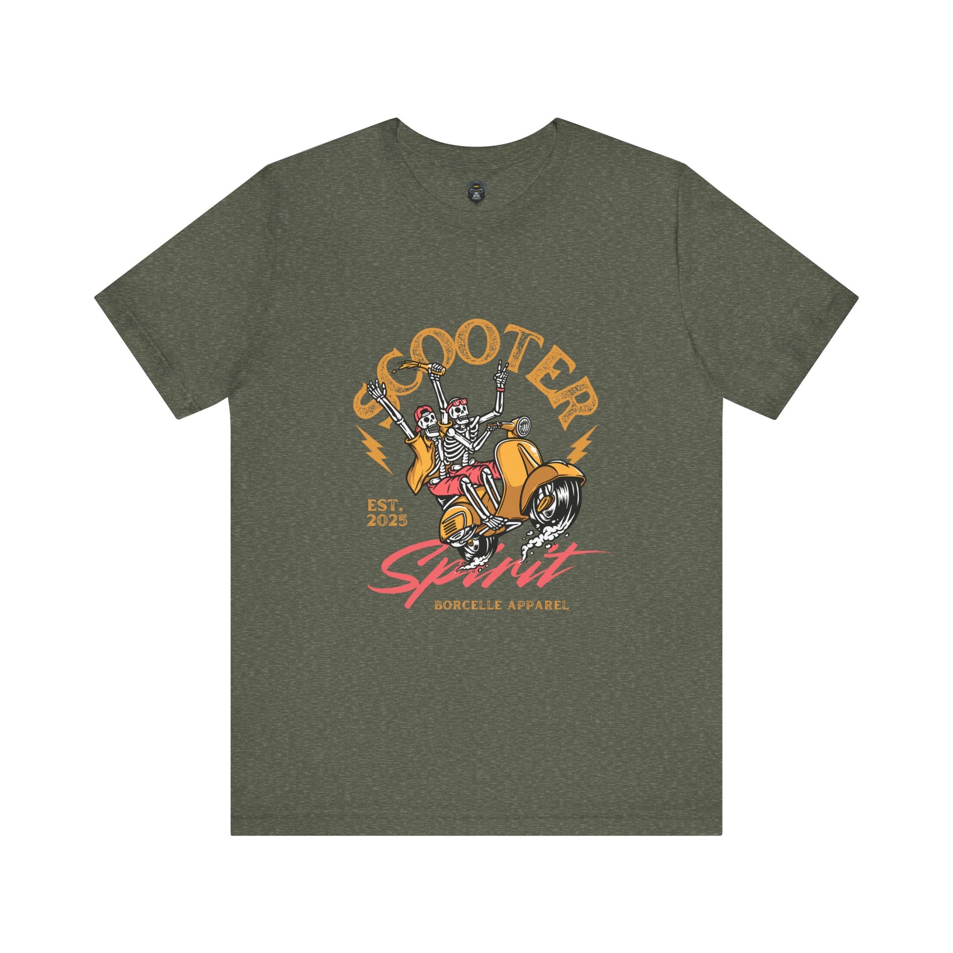 Scooter Spirit Jersey Tee, Motorcycle T-Shirt, Biker Apparel, Casual Fashion